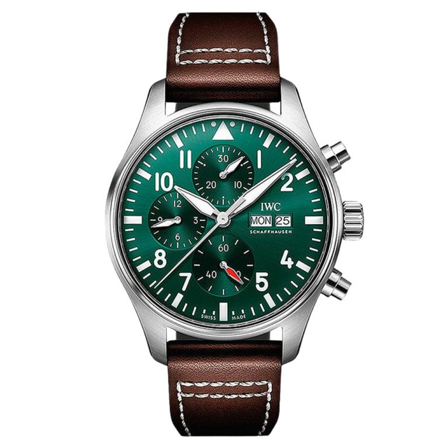 IWC Pilot Chronograph IW378005 (2025) - Green dial 43 mm Steel case (1/1)