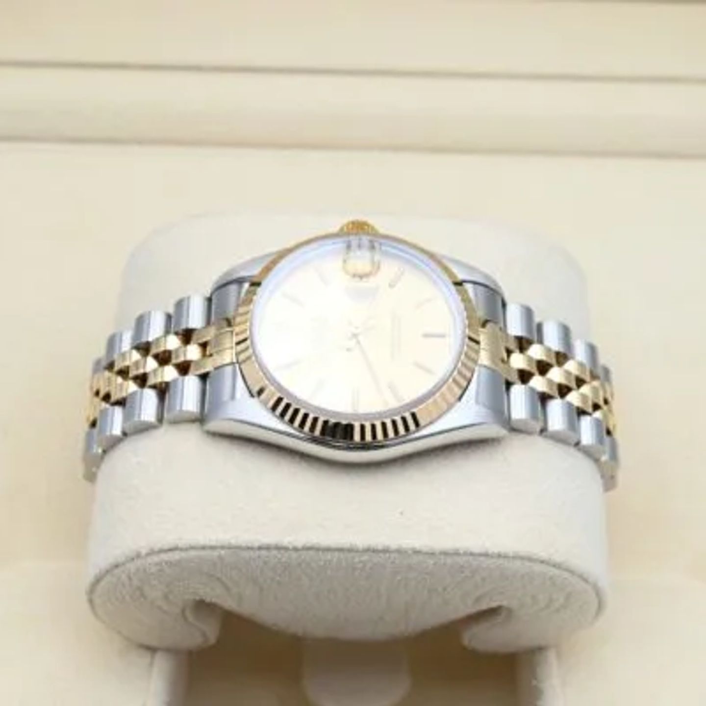 Rolex Datejust 31 68273 (1994) - Champagne wijzerplaat 31mm Goud/Staal (3/6)