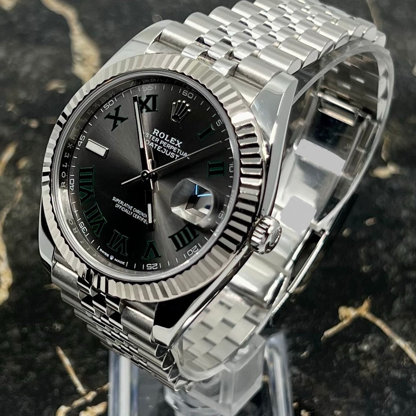 Rolex Datejust 41 126334 (2025) - Grey dial 41 mm Steel case (4/8)