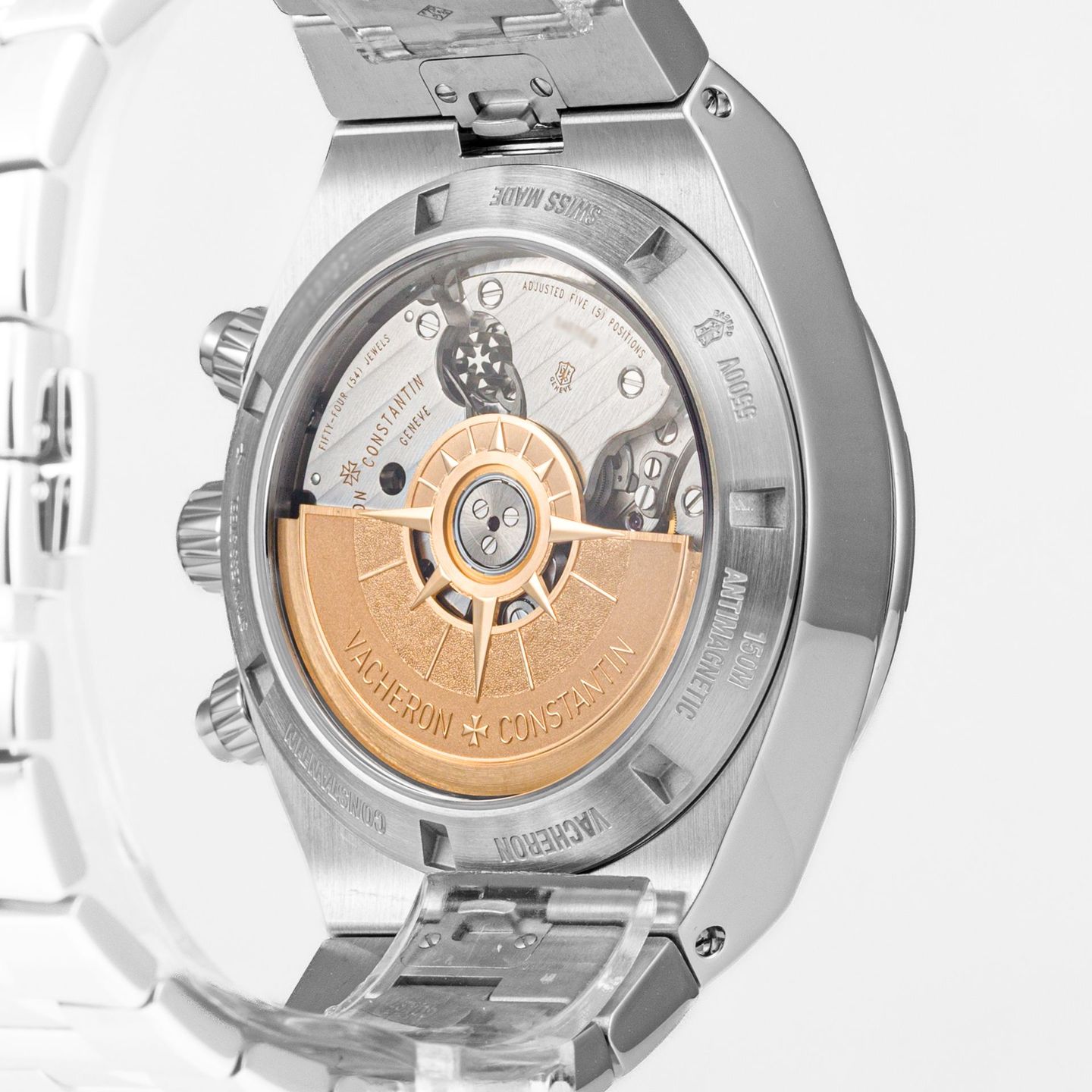 Vacheron Constantin Overseas Chronograph 5500V/110A-B148 (2020) - Blue dial 43 mm Steel case (3/5)