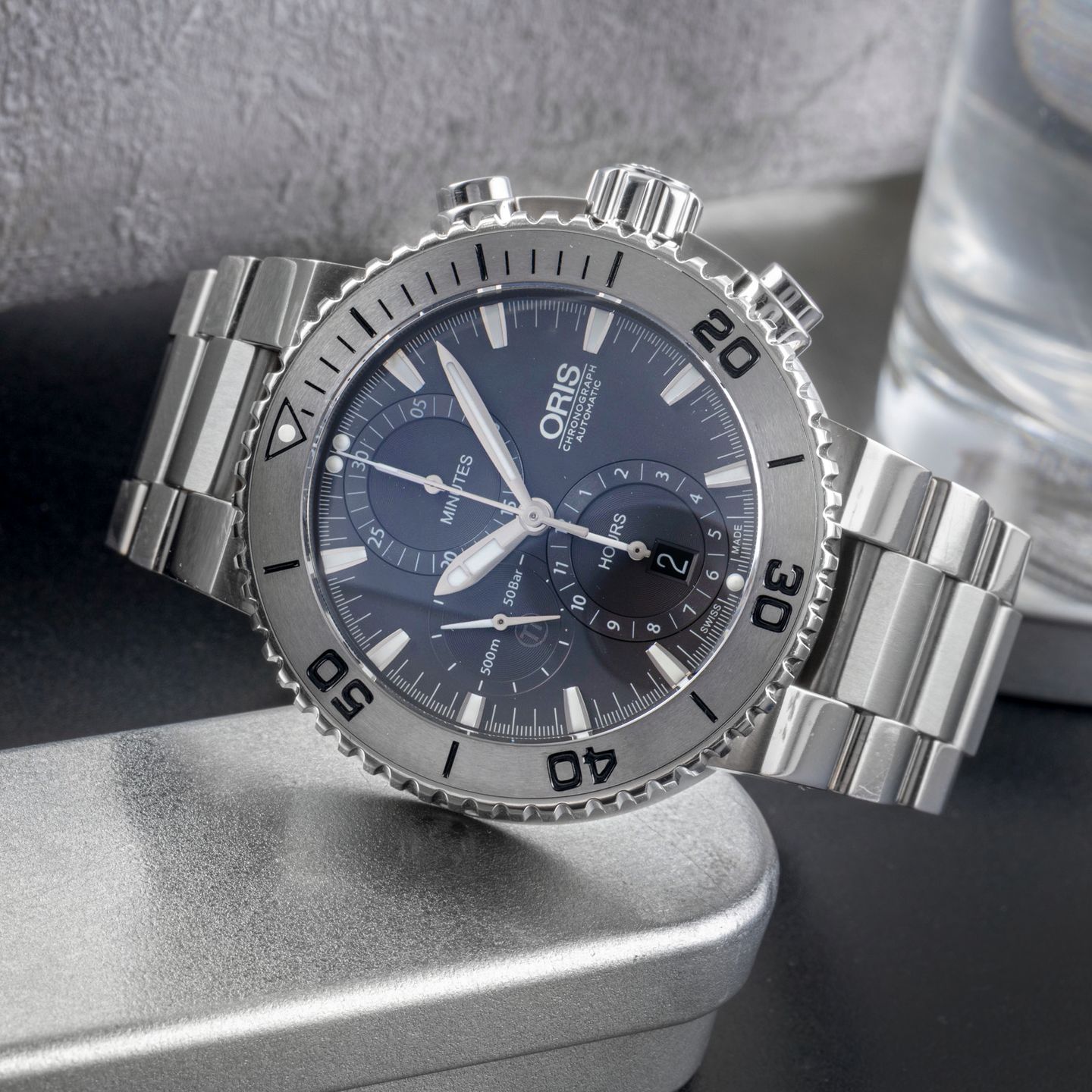 Oris Aquis Chronograph 01 674 7655 7253-07 8 26 75PEB - (2/8)