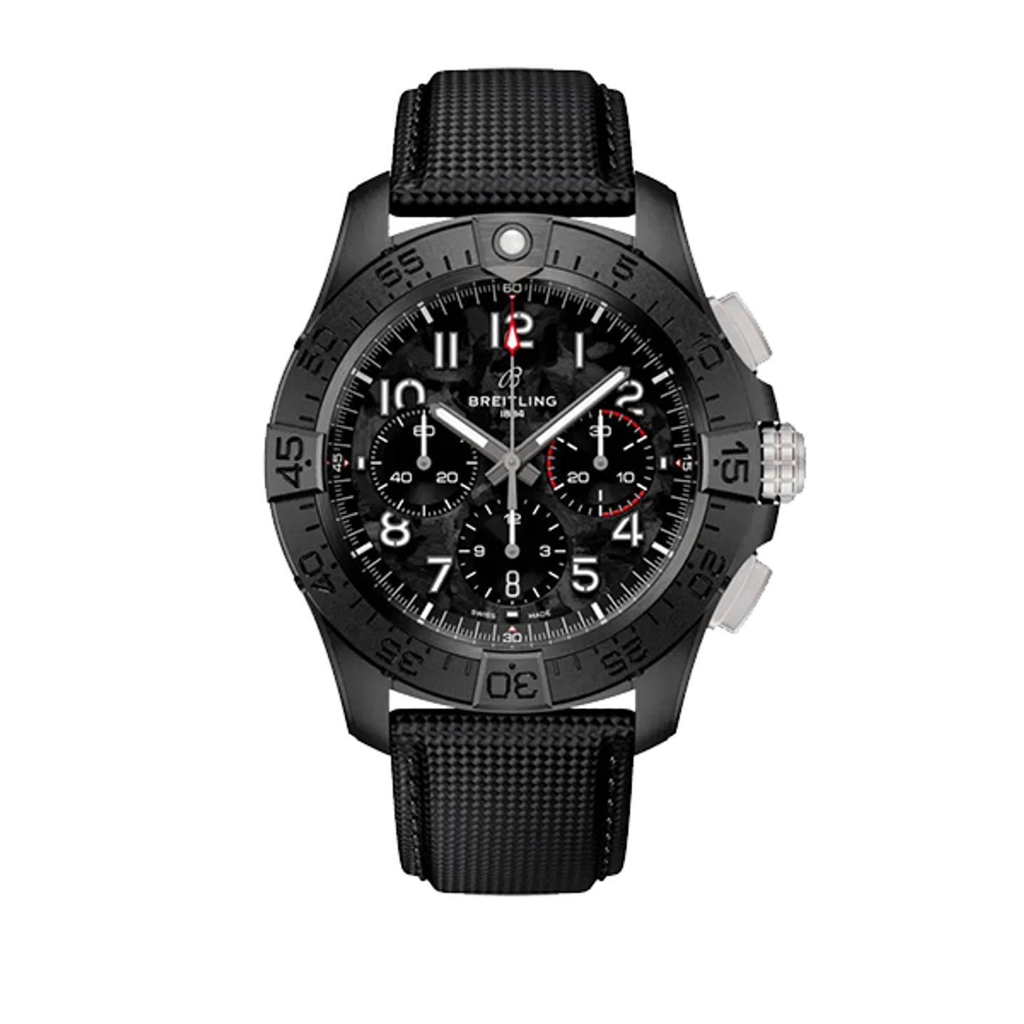 Breitling Avenger SB0147101B1X1 (2025) - Zwart wijzerplaat 44mm Keramiek (1/8)