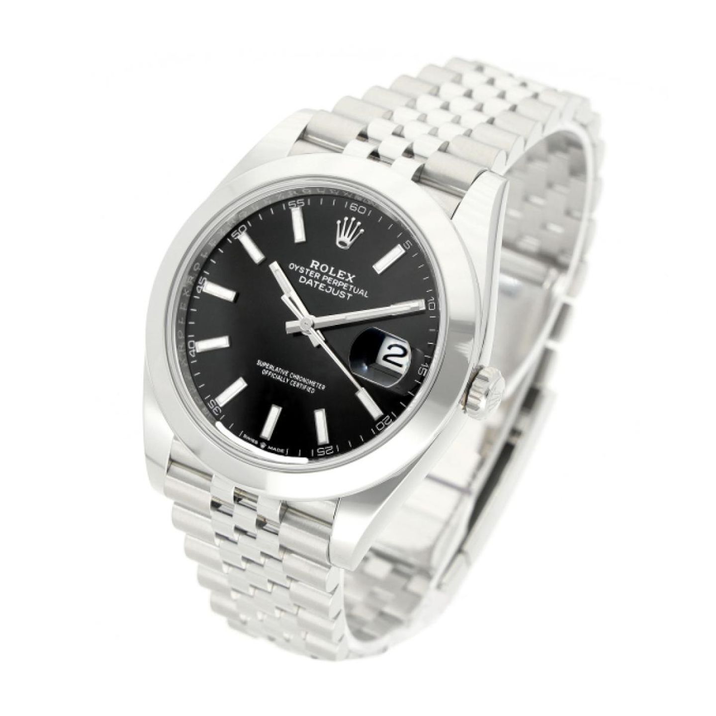 Rolex Datejust 41 126300 (2022) - Black dial 41 mm Steel case (2/5)
