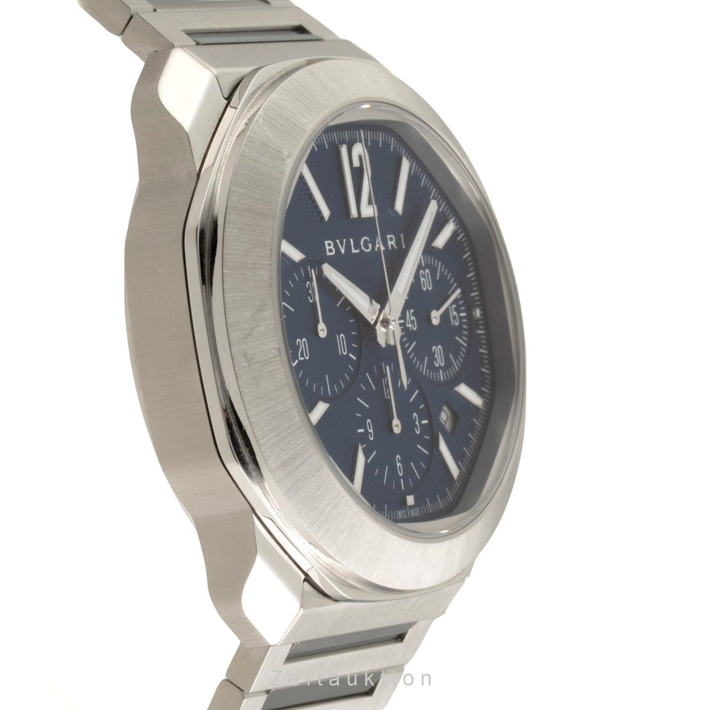 Bulgari Octo 103829-OC 42 S CH (Onbekend (willekeurig serienummer)) - Blauw wijzerplaat 42mm Staal (6/8)