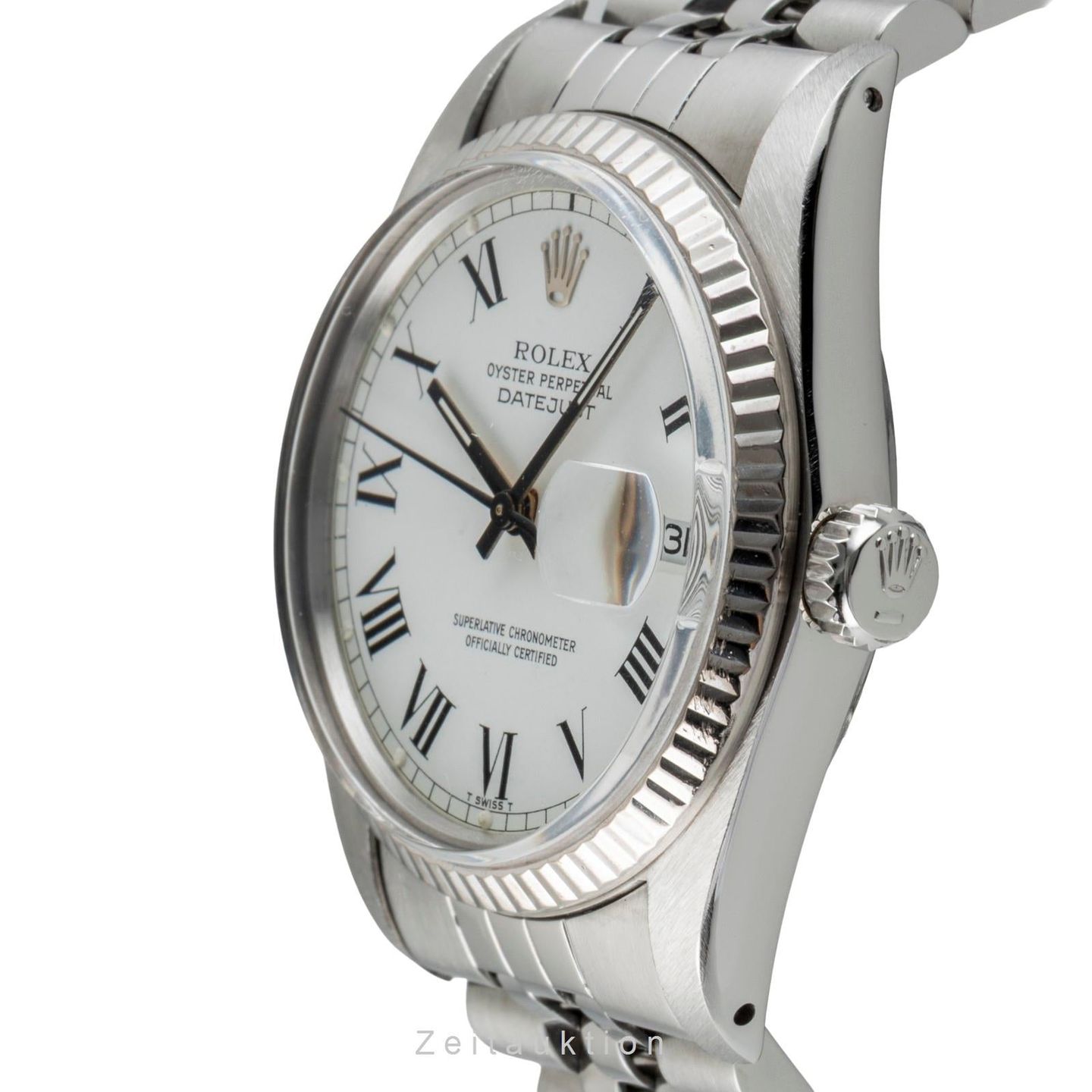 Rolex Datejust 36 16014 (1982) - White dial 36 mm Steel case (5/8)