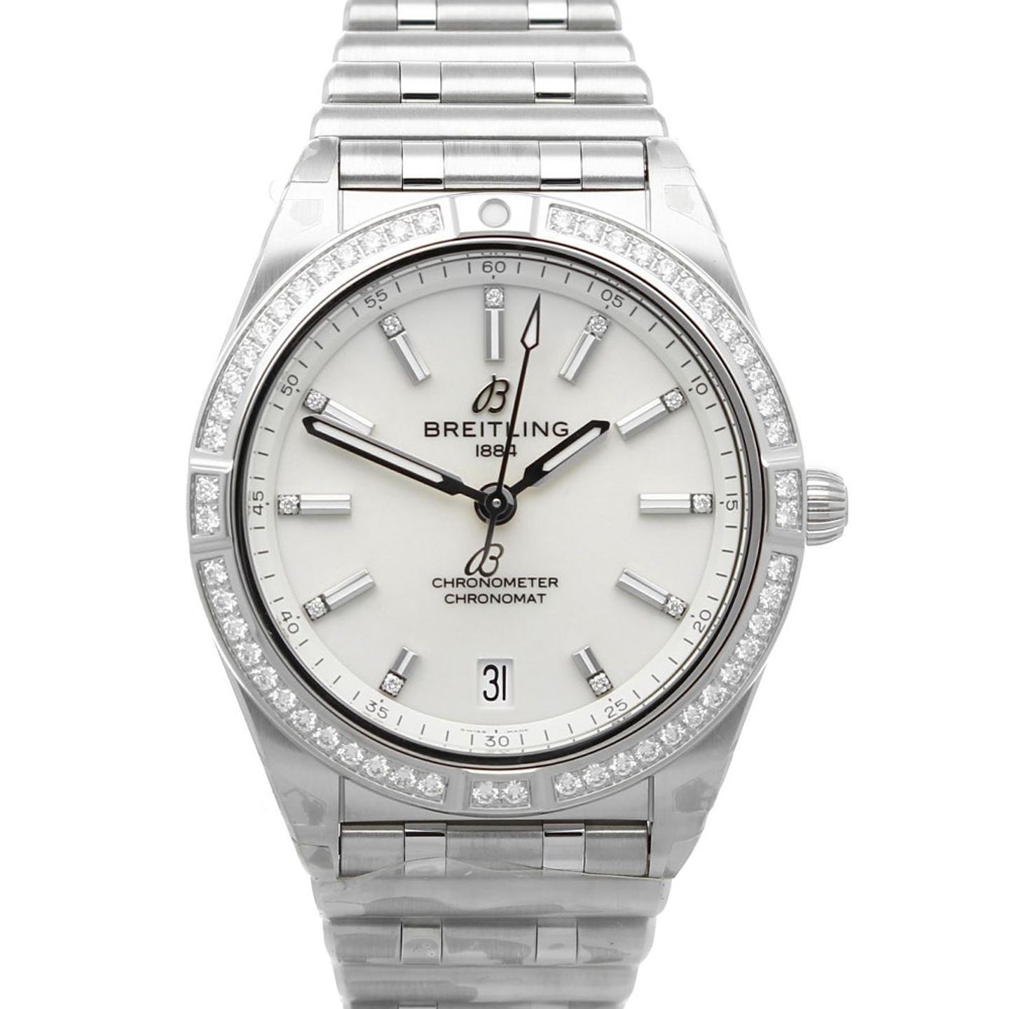 Breitling Chronomat 36 A10380591A1A1 (2024) - White dial 36 mm Steel case (1/6)