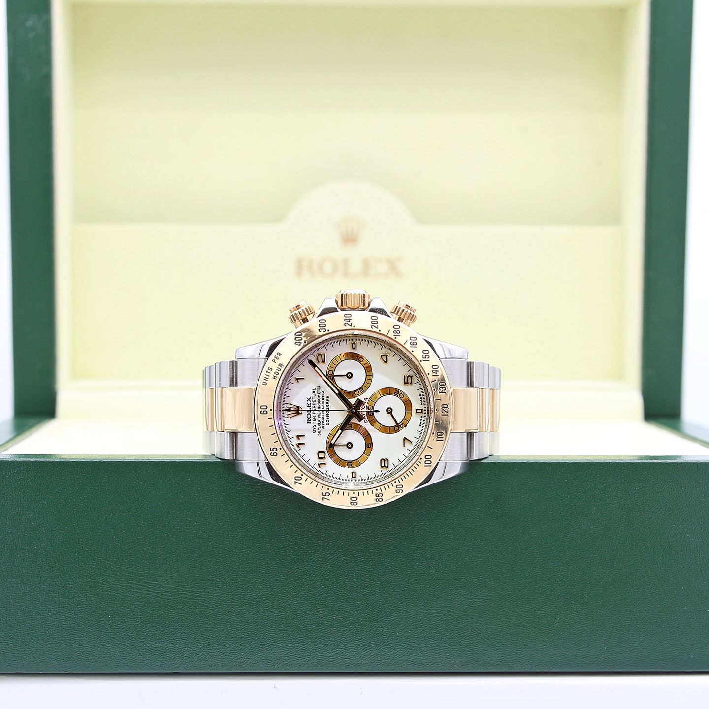 Rolex Daytona 116523 (Onbekend (willekeurig serienummer)) - 40mm Goud/Staal (2/7)