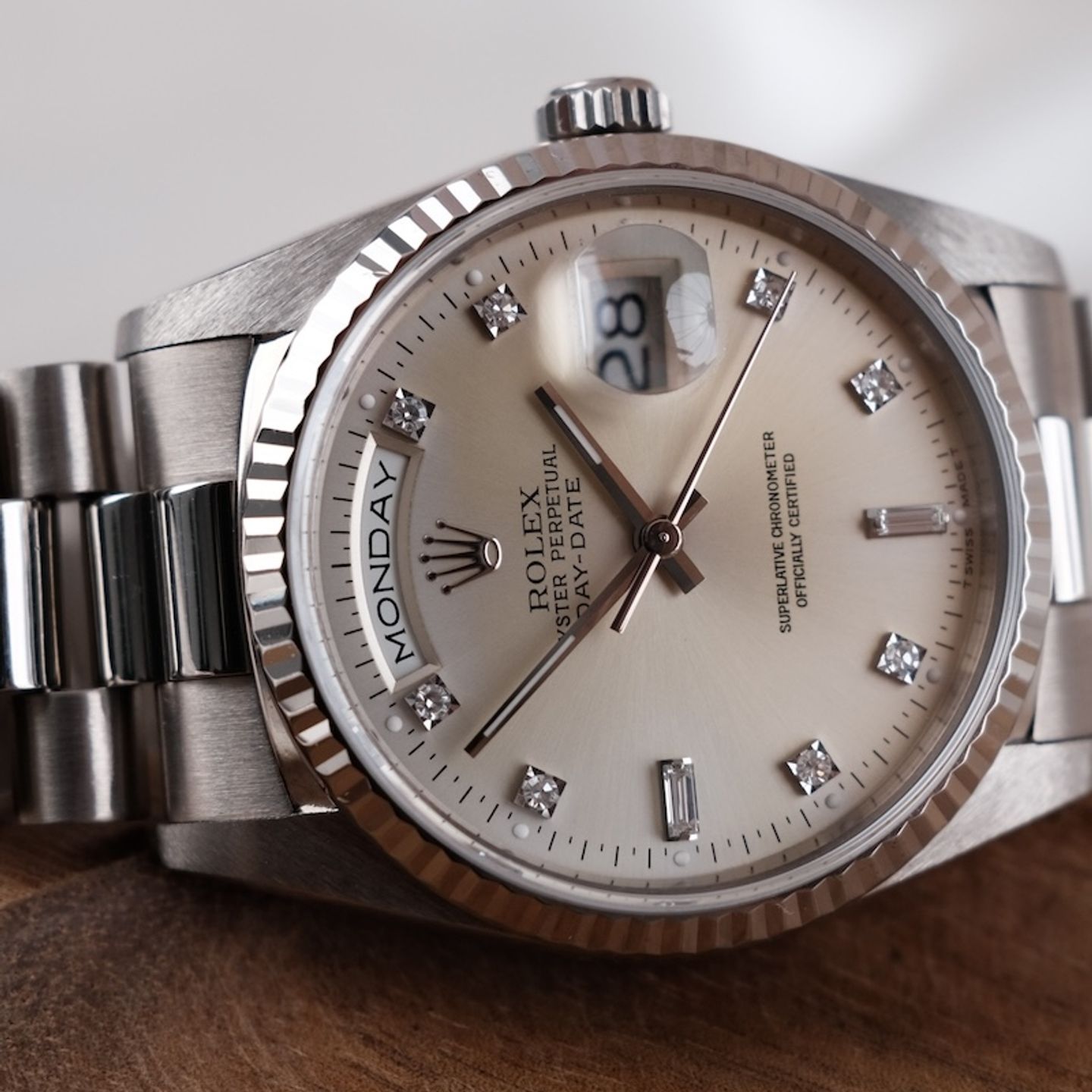 Rolex Day-Date 36 18239 (1994) - 36mm Witgoud (5/8)