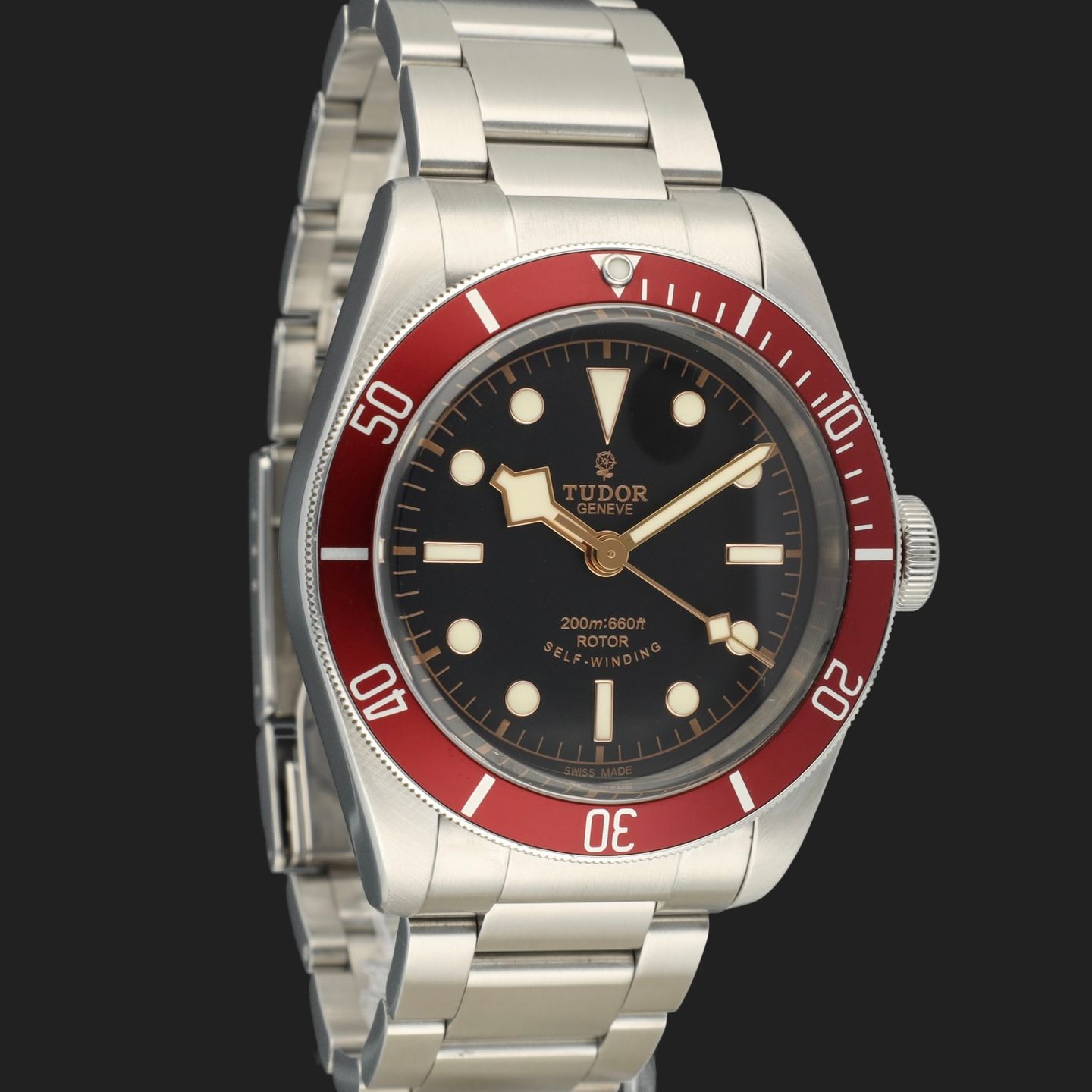 Tudor Black Bay 79220B (2014) - Zwart wijzerplaat 41mm Staal (4/8)