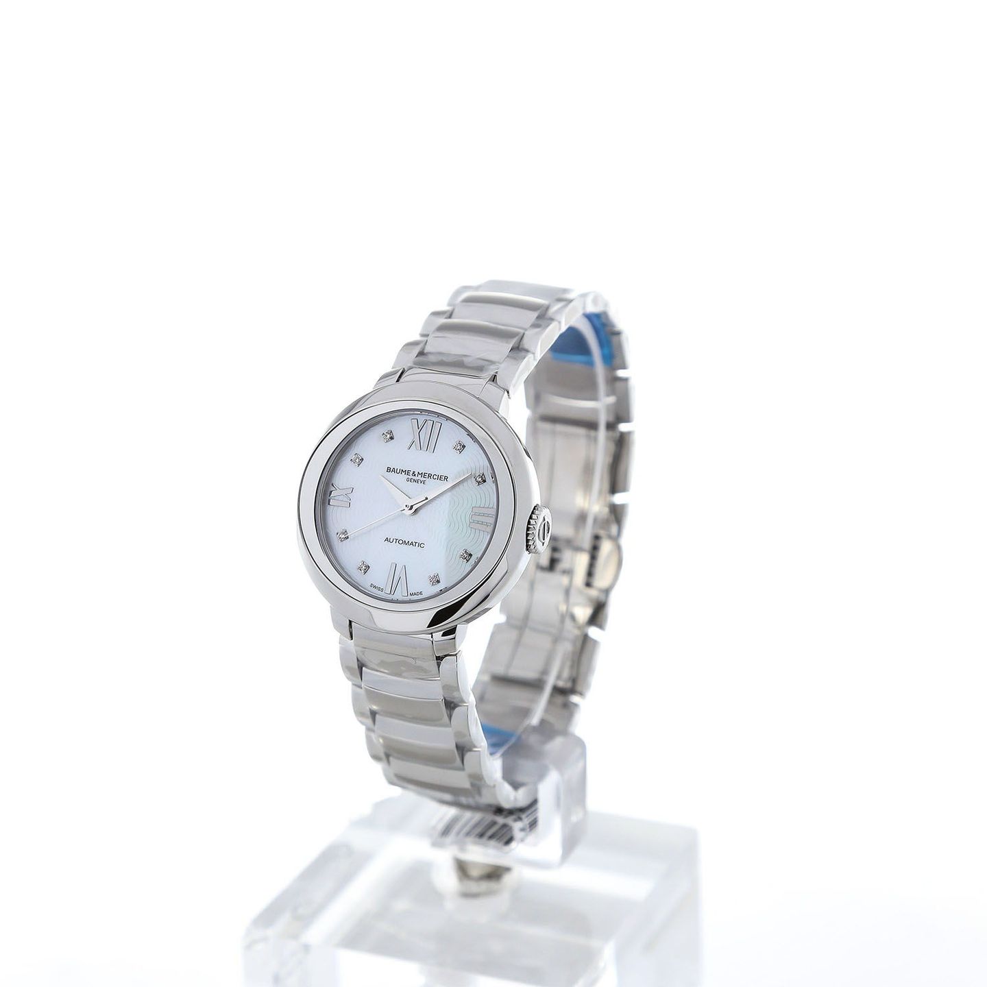 Baume & Mercier Promesse M0A10238 (2024) - Parelmoer wijzerplaat 30mm Staal (3/4)