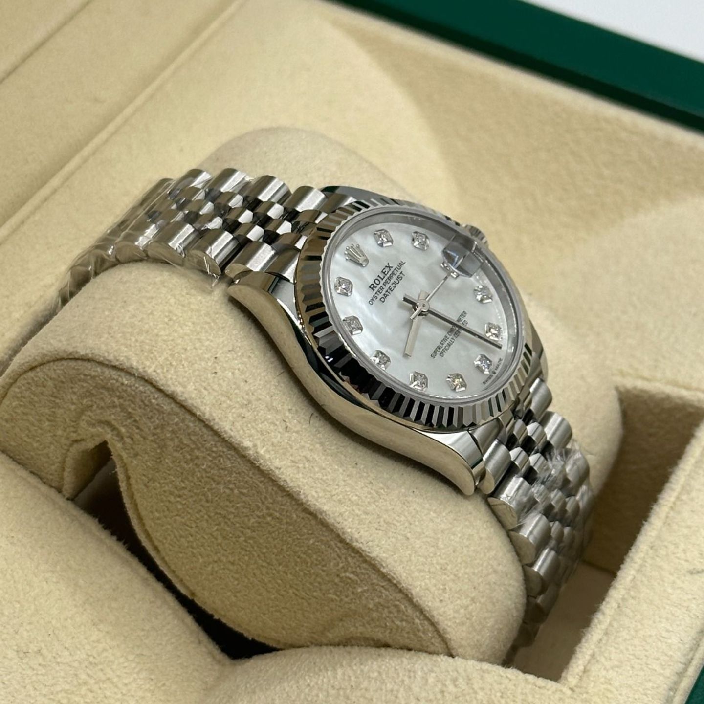 Rolex Datejust 31 278274 (2024) - Parelmoer wijzerplaat 31mm Staal (7/8)