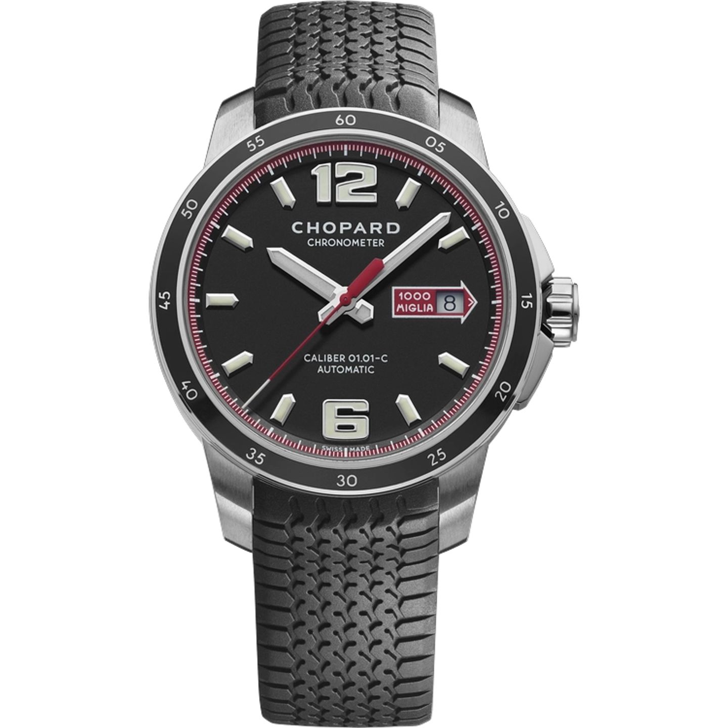Chopard Mille Miglia 168565-3001 (2025) - Zwart wijzerplaat 43mm Staal (1/1)