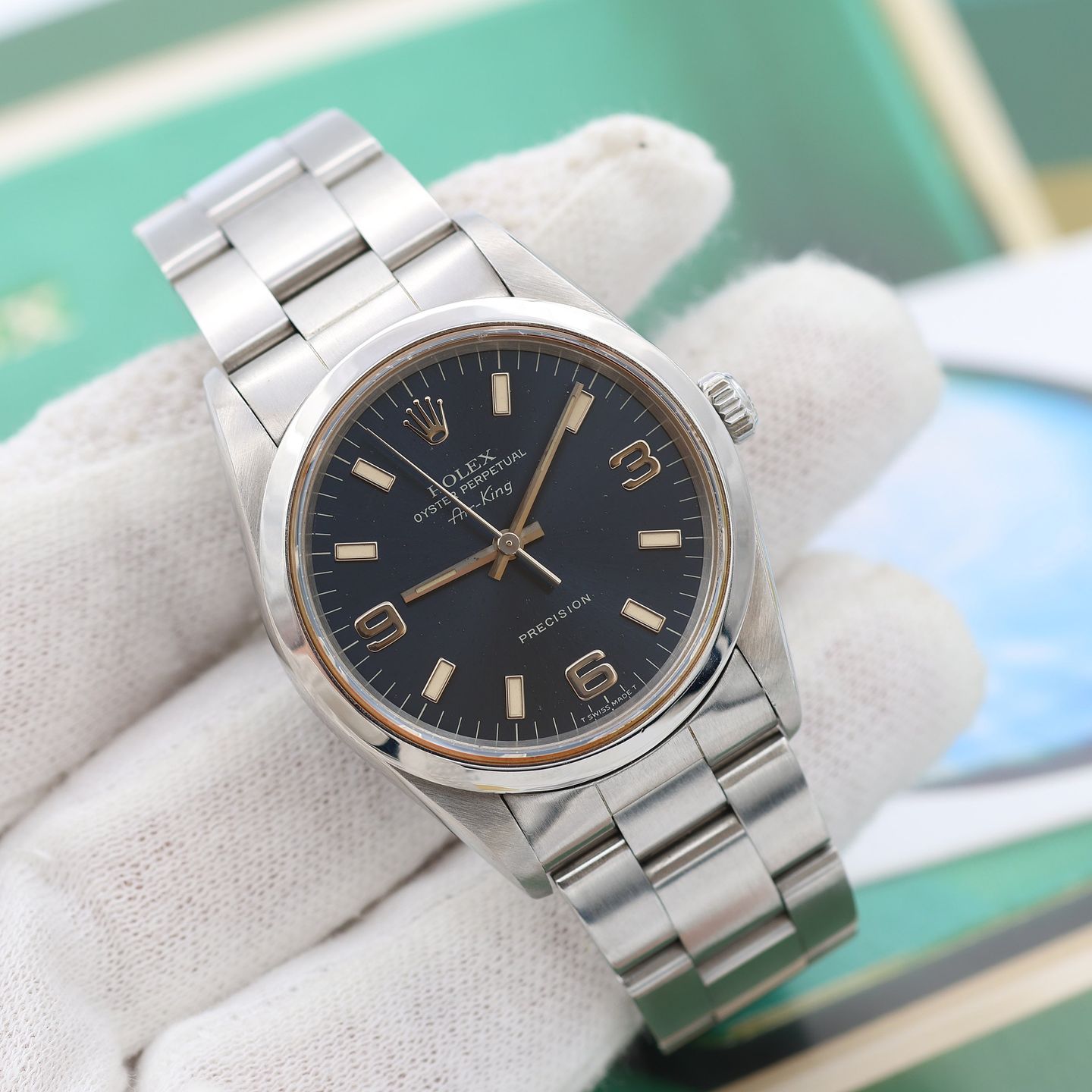 Rolex Air-King 14000 (Unknown (random serial)) - 34 mm Steel case (4/8)