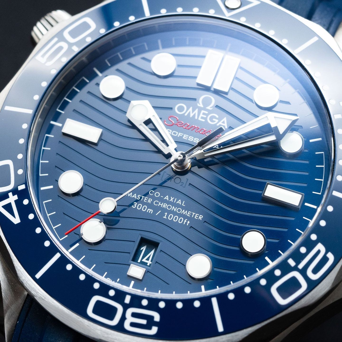 Omega Seamaster Diver 300 M 210.32.42.20.03.001 (2024) - Blauw wijzerplaat 42mm Staal (2/5)