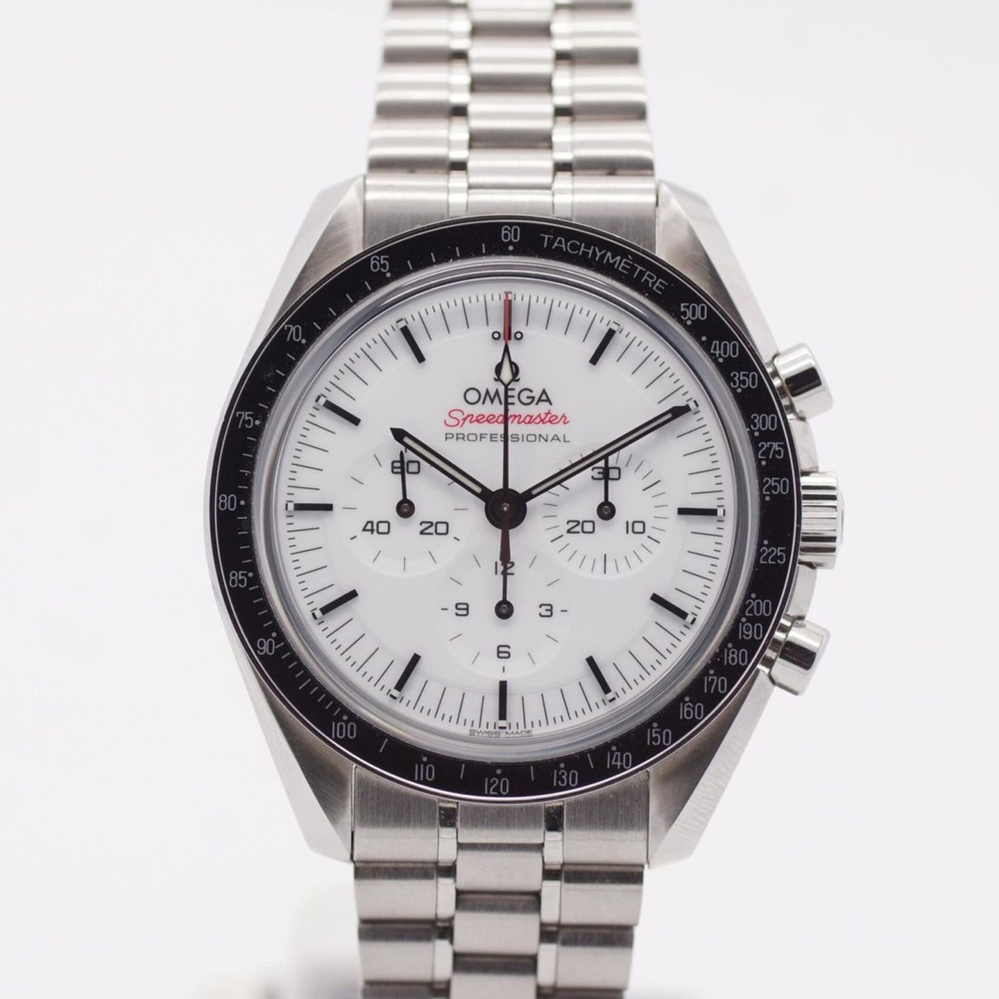 Omega Speedmaster Professional Moonwatch 310.30.42.50.04.001 (2024) - Wit wijzerplaat 42mm Staal (3/8)