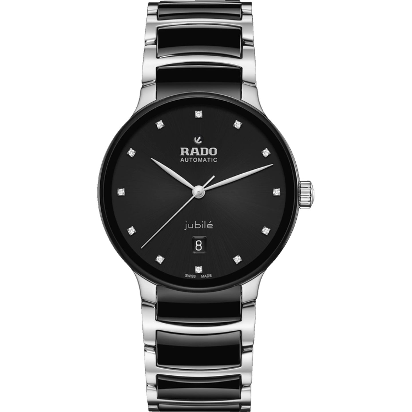 Rado Centrix R30018742 (2026) - Black dial 40 mm Steel case (1/1)