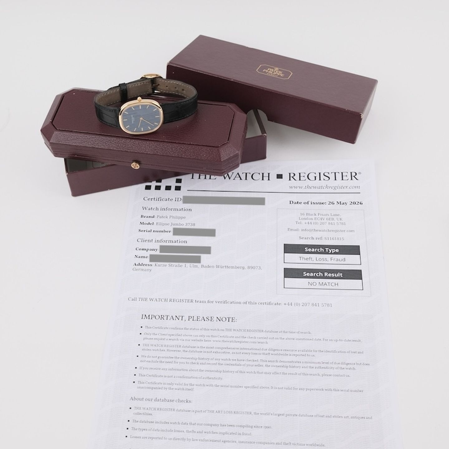 Patek Philippe Golden Ellipse 3738 (Unknown (random serial)) - 31 mm (8/8)
