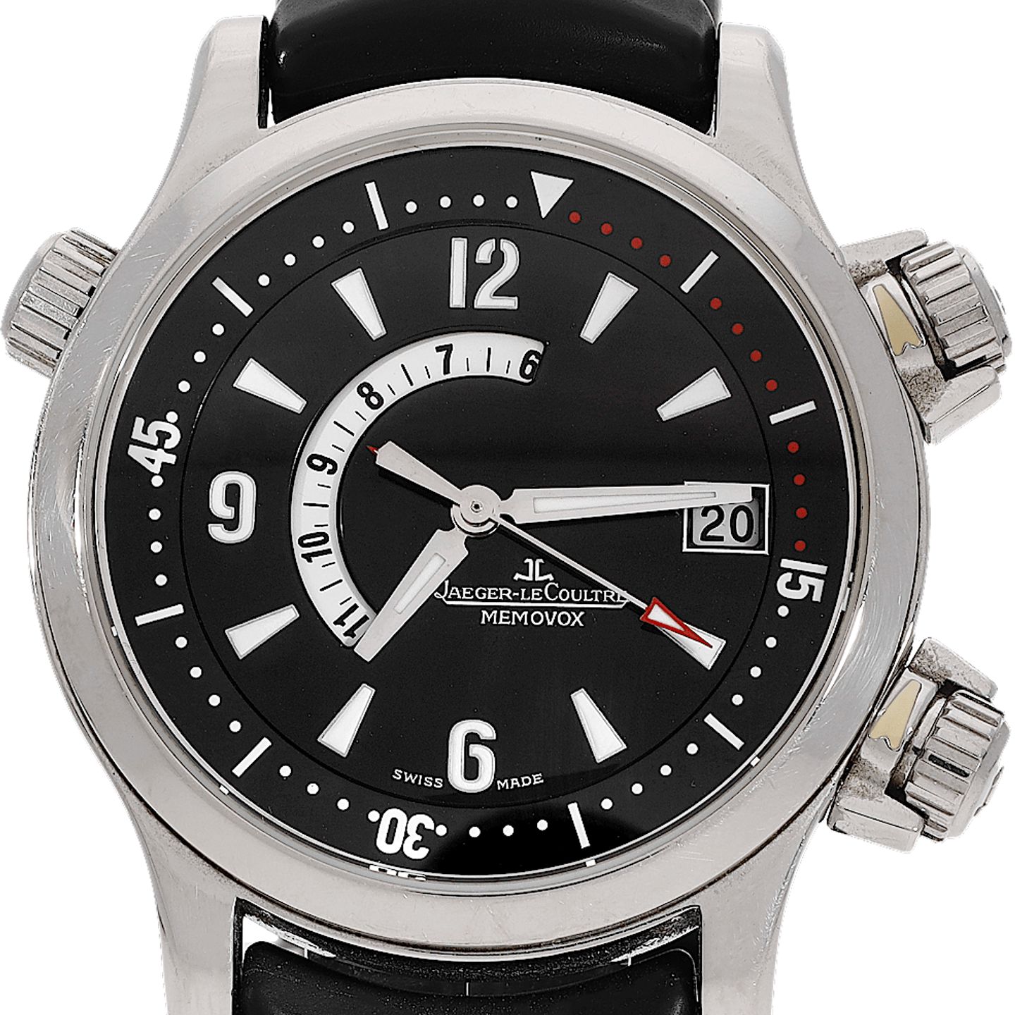 Jaeger-LeCoultre Master Compressor 146.8.97 (2010) - Zwart wijzerplaat 41mm Staal (1/3)