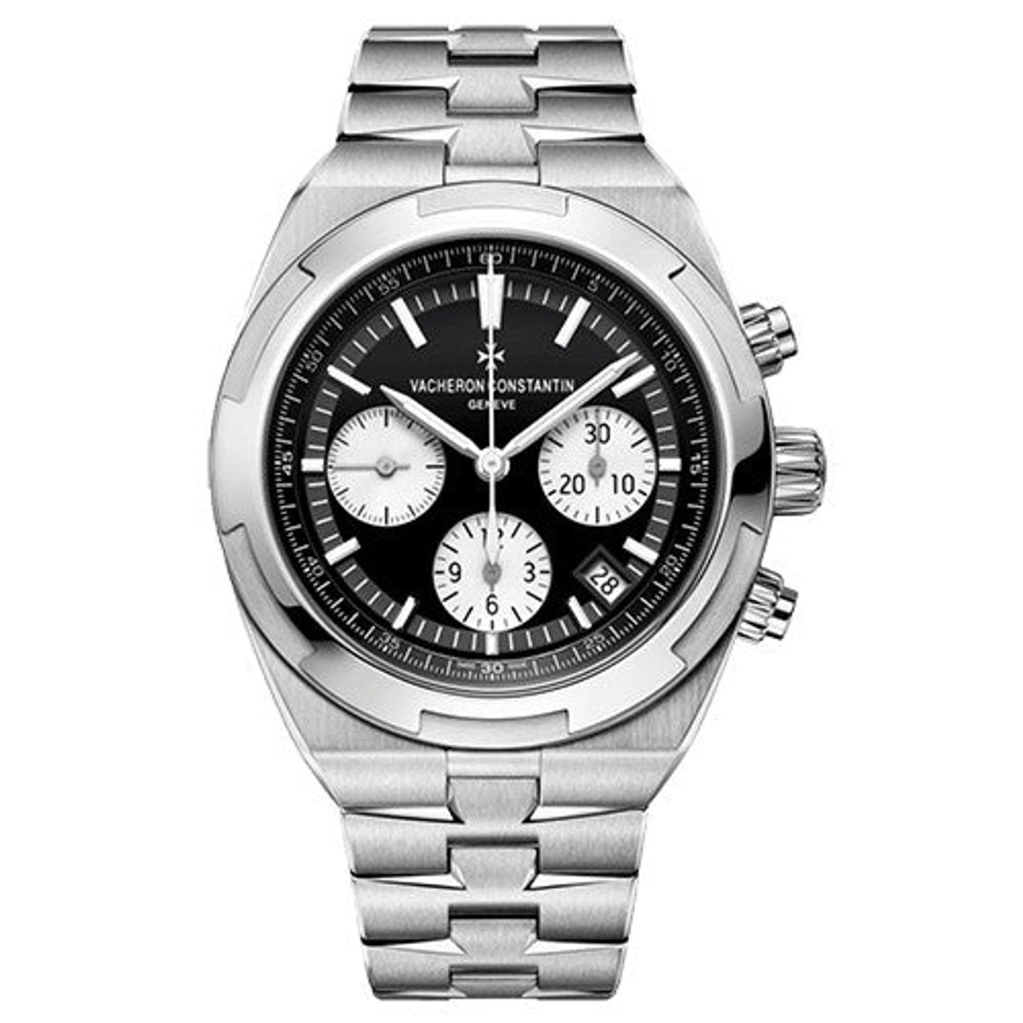 Vacheron Constantin Overseas Chronograph 5500V/110A-B481 (2024) - Zwart wijzerplaat 43mm Staal (1/1)