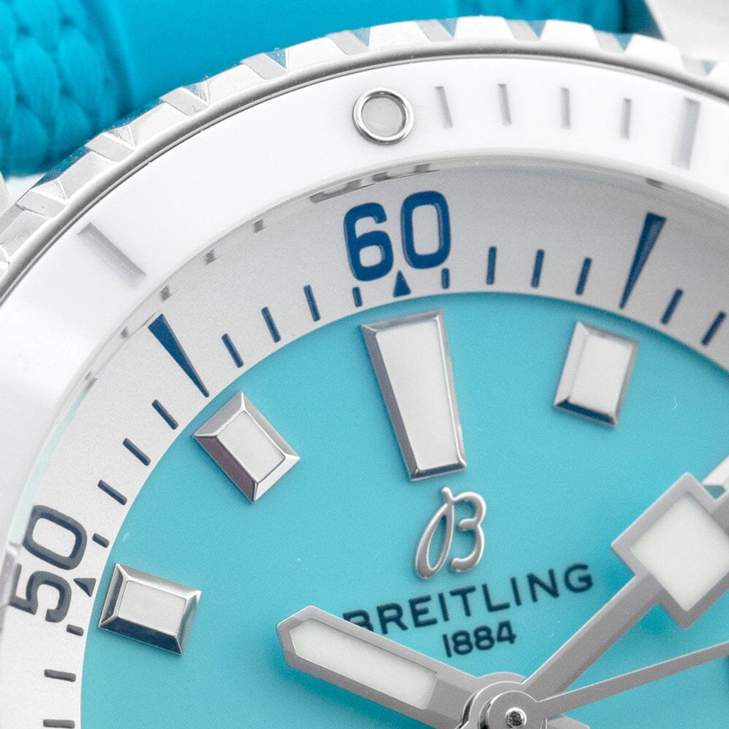 Breitling Superocean A17377211C1S1 (Unknown (random serial)) - Turquoise dial 36 mm Steel case (4/7)