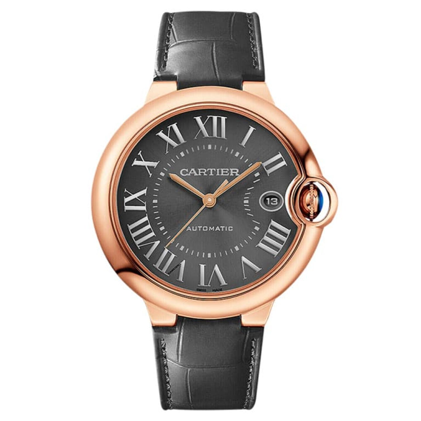 Cartier Ballon Bleu 40mm WGBB0050 (2025) - Grijs wijzerplaat 40mm Roségoud (1/1)