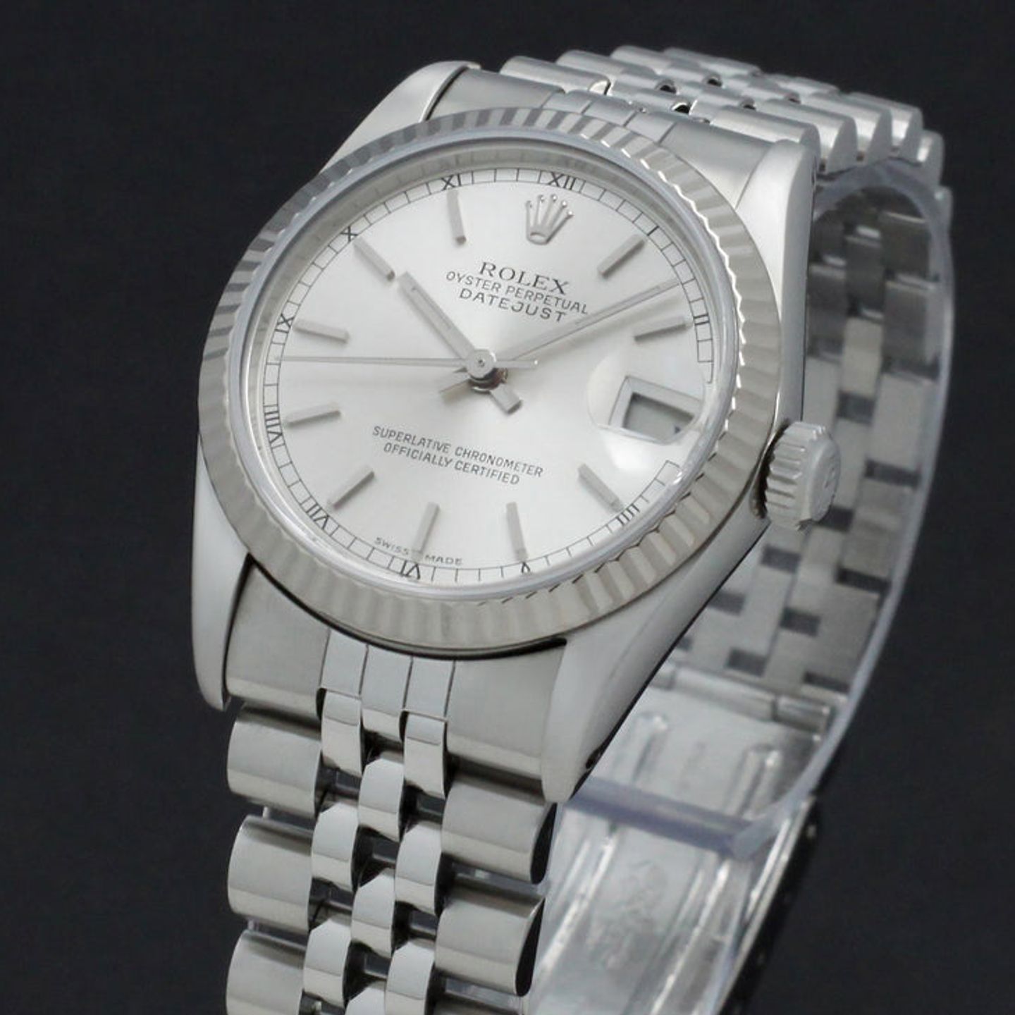 Rolex Datejust 31 68274 (1988) - Silver dial 31 mm Steel case (7/7)