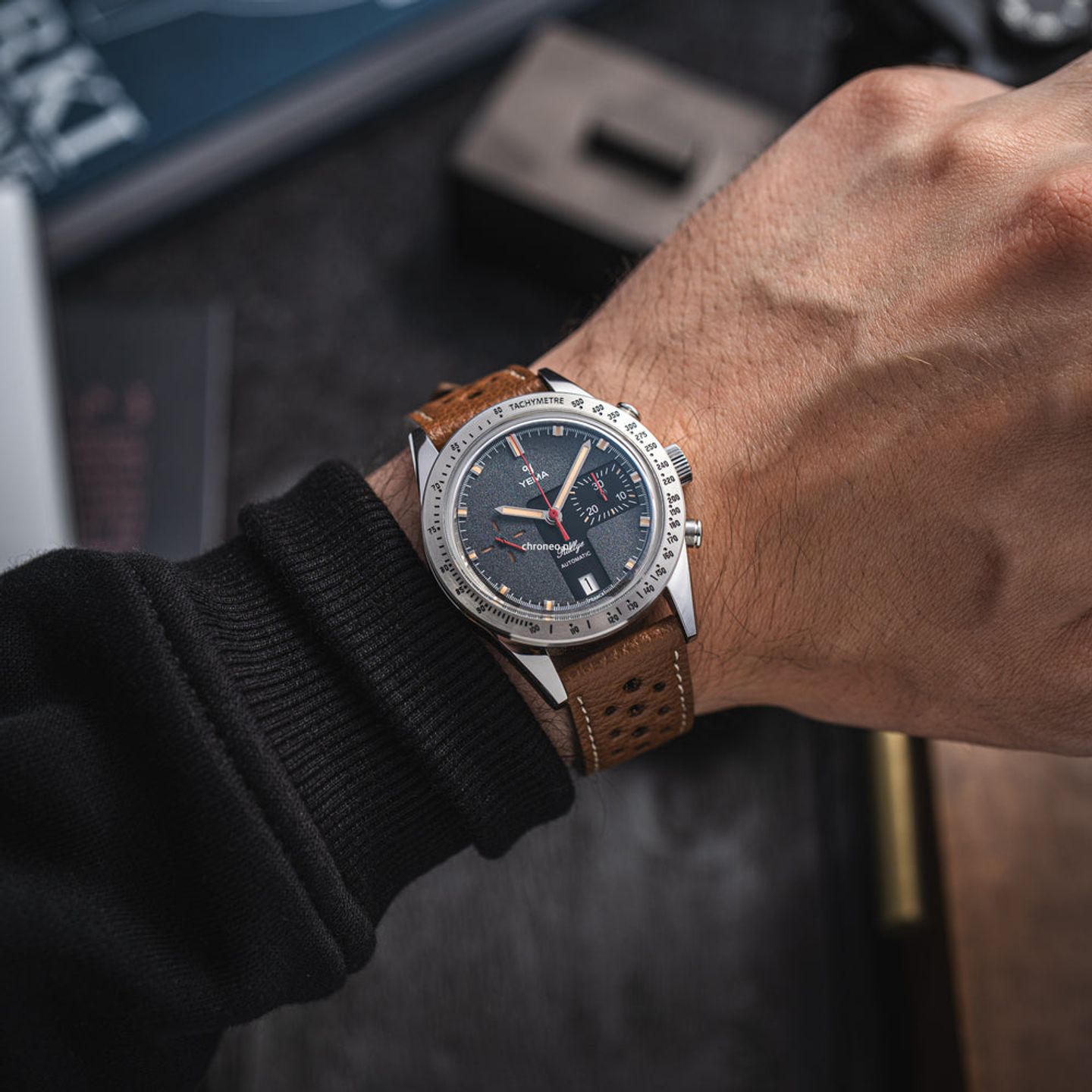 Yema Unknown YRAL23-AAS (2023) - Grey dial 39 mm Steel case (4/8)