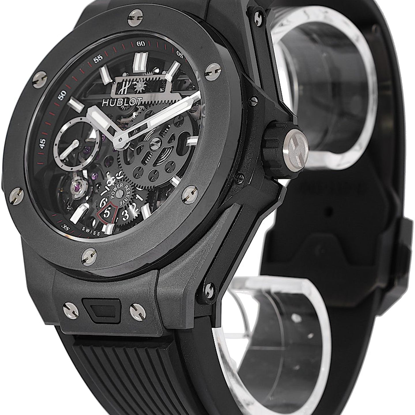 Hublot Big Bang Meca-10 414.CI.1123.RX (2020) - Transparent dial 45 mm Ceramic case (3/5)