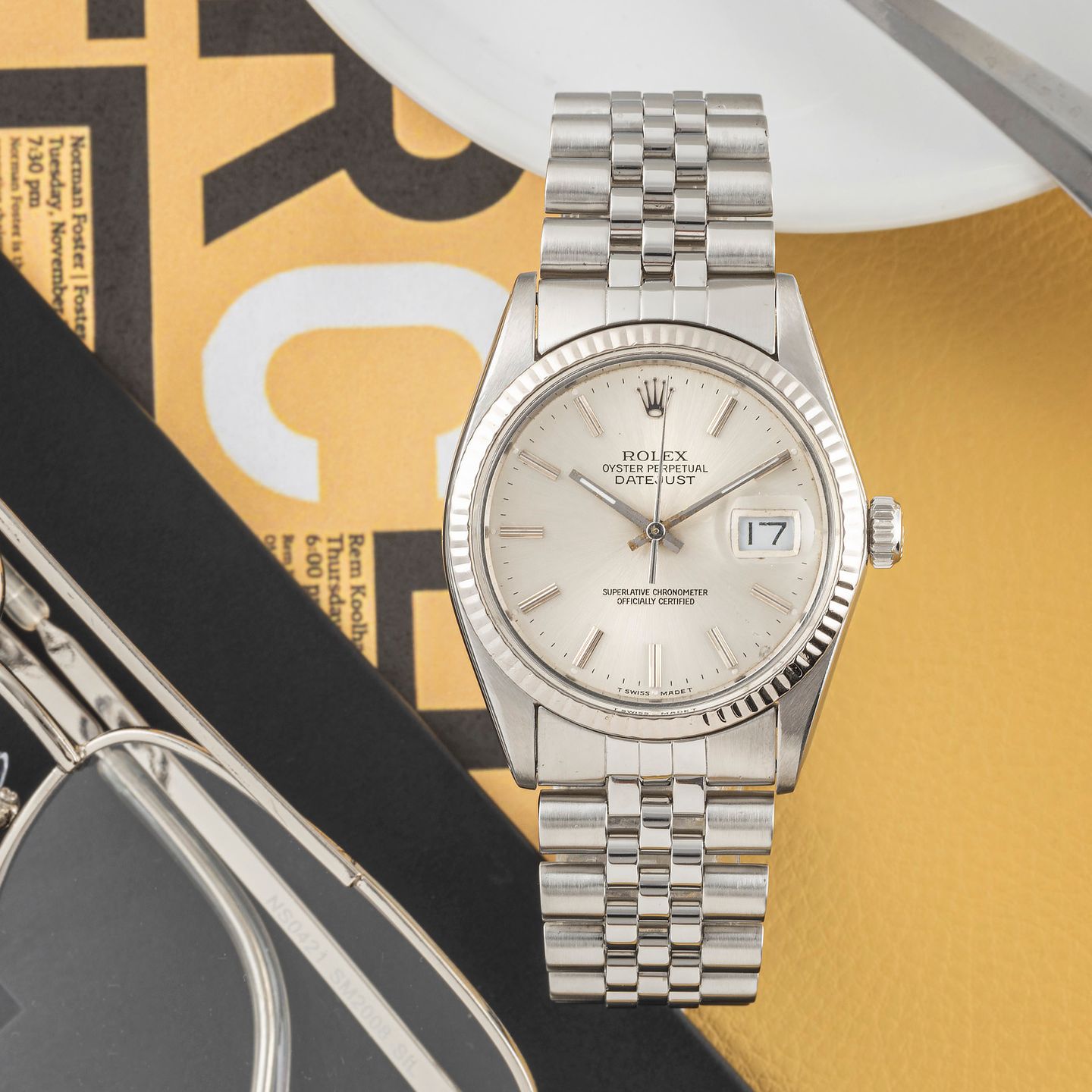 Rolex Datejust 36 16014 (1988) - 36mm Staal (1/8)