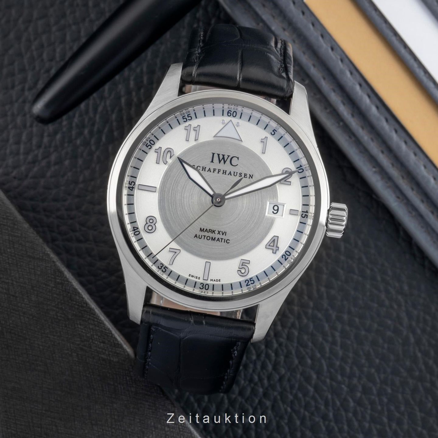 IWC Pilot Mark IW325502 (Onbekend (willekeurig serienummer)) - Zilver wijzerplaat 39mm Staal (3/8)