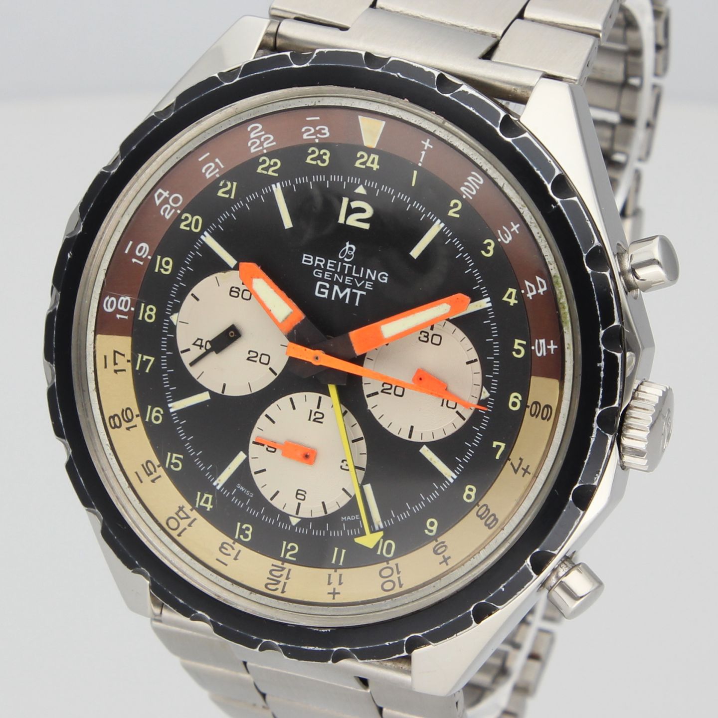Breitling Chrono-Matic 11525/67 (1968) - Multi-colour dial 48 mm Steel case (3/8)