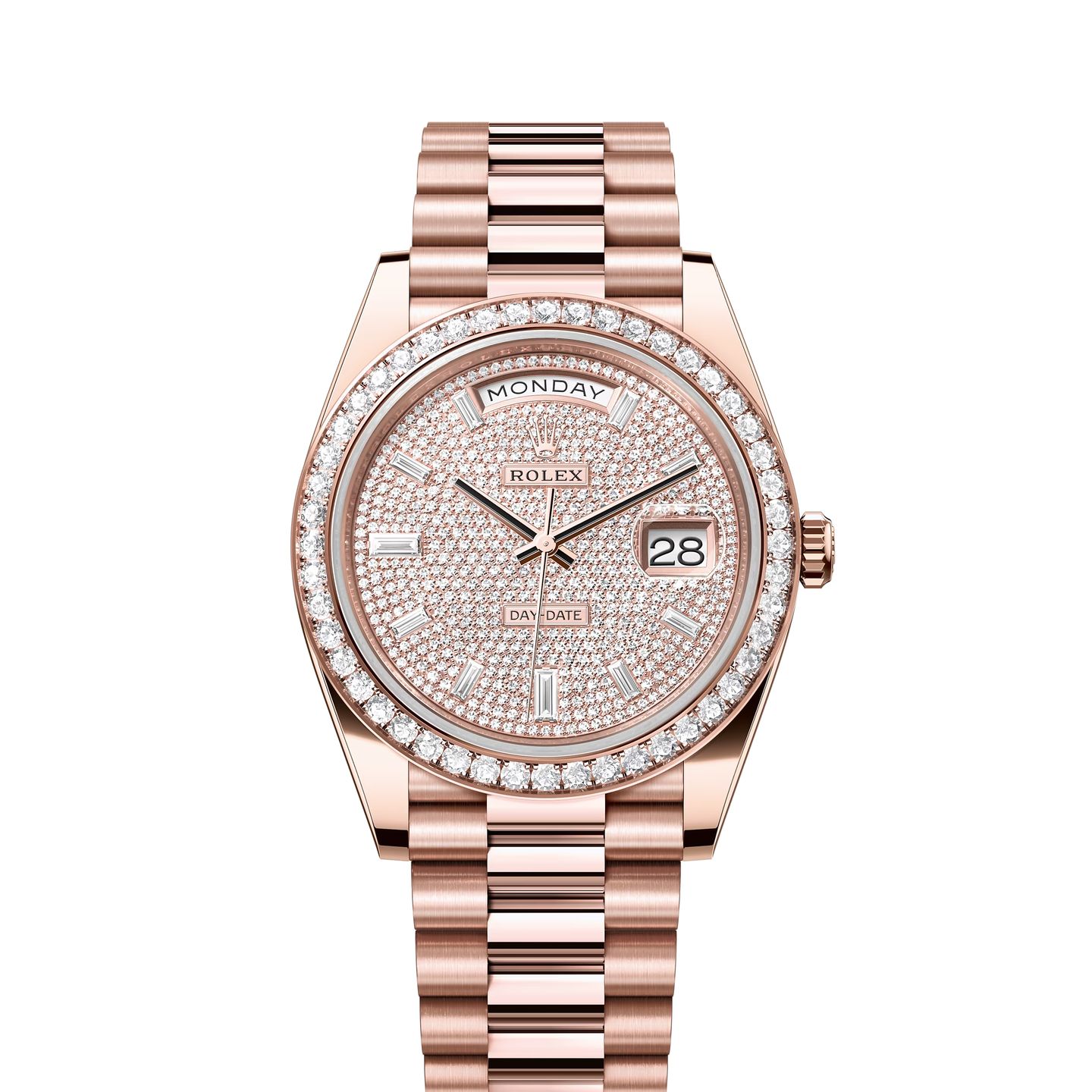 Rolex Day-Date 40 228345RBR (2024) - Diamant wijzerplaat 40mm Roségoud (1/1)