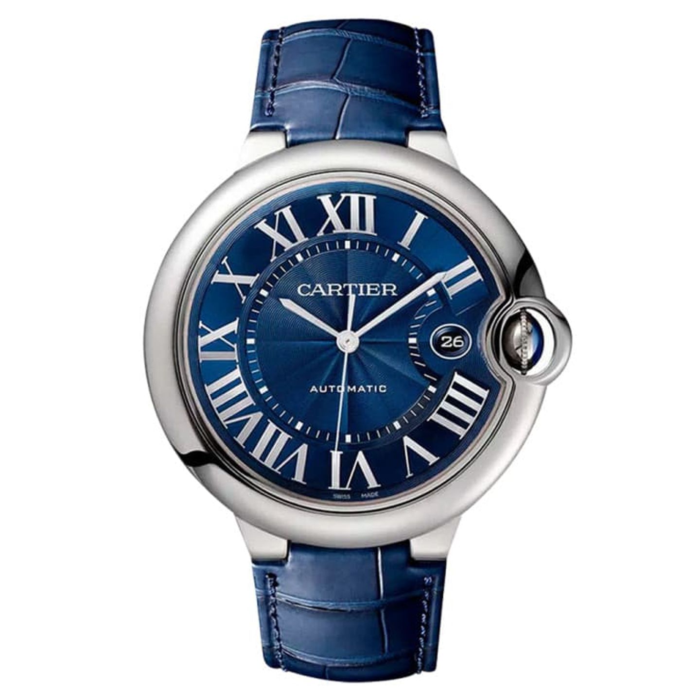 Cartier Ballon Bleu 42mm WSBB0027 (2024) - Blauw wijzerplaat 42mm Staal (1/1)