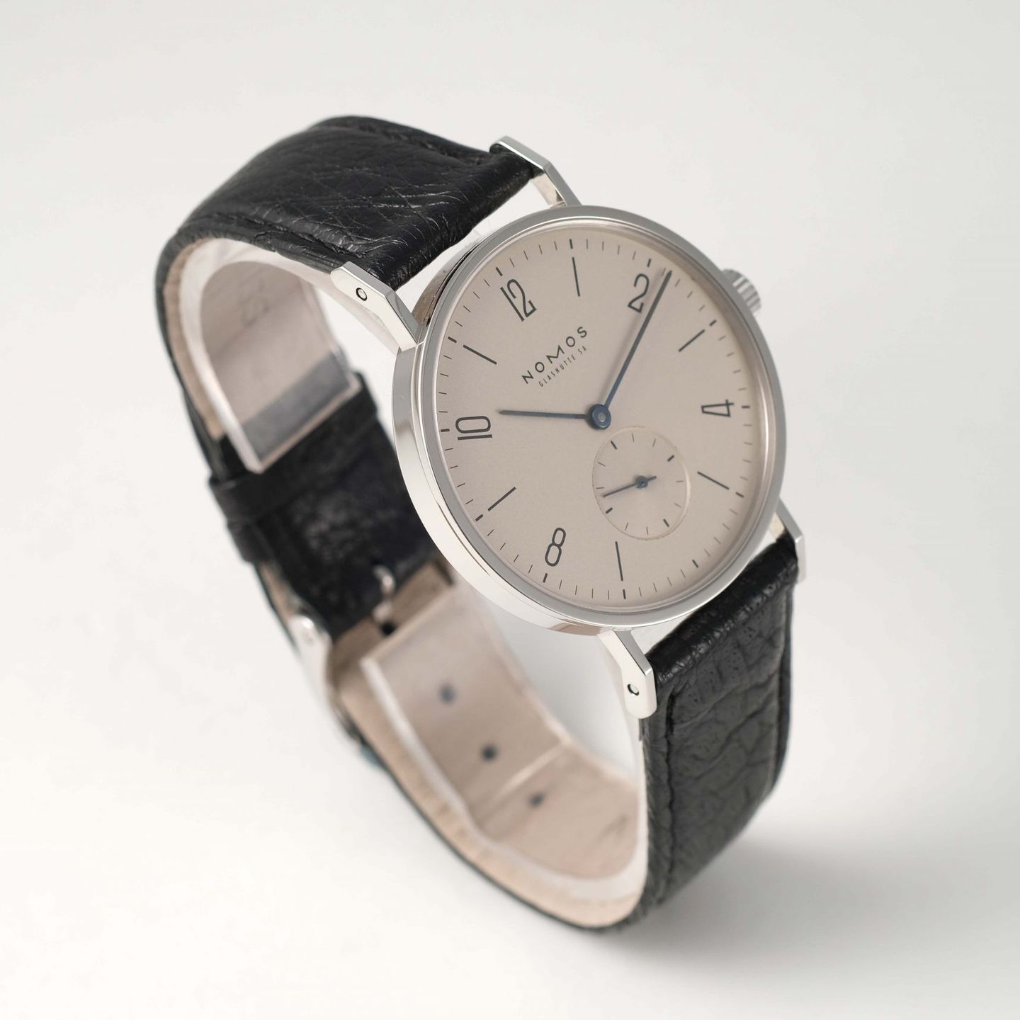 NOMOS Tangente 101 (2001) - Zilver wijzerplaat 35mm Staal (3/8)