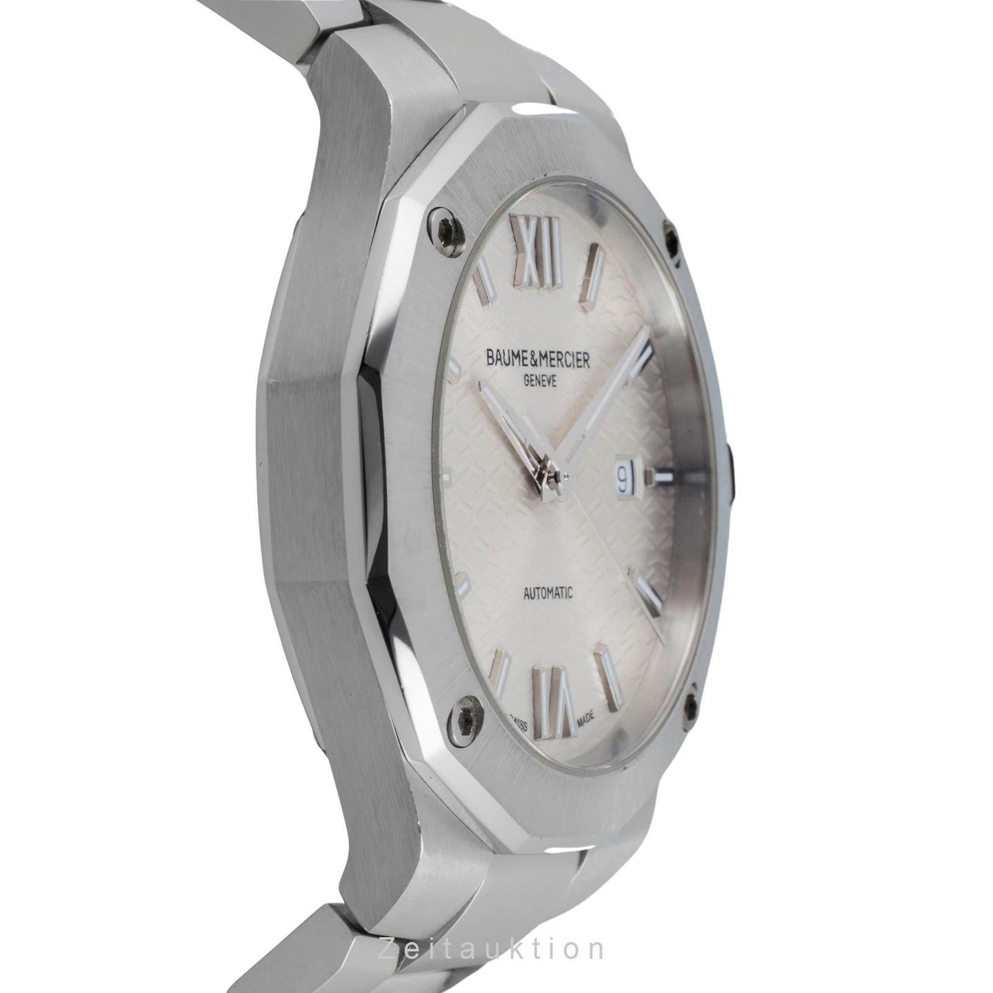 Baume & Mercier Riviera M0A10622 (2022) - Zilver wijzerplaat 42mm Staal (6/8)