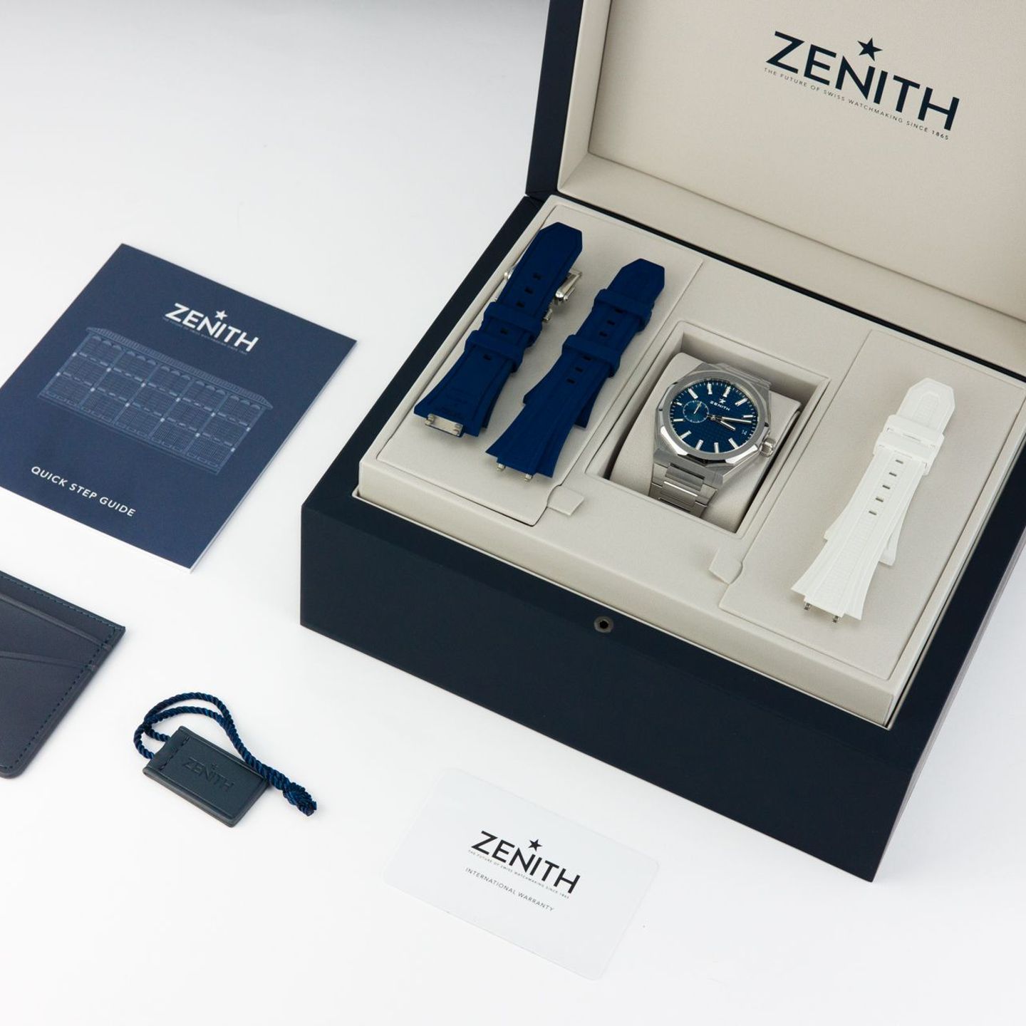 Zenith Defy Skyline 03.9300.3620/51.I001 (2024) - Blue dial 41 mm Steel case (2/5)