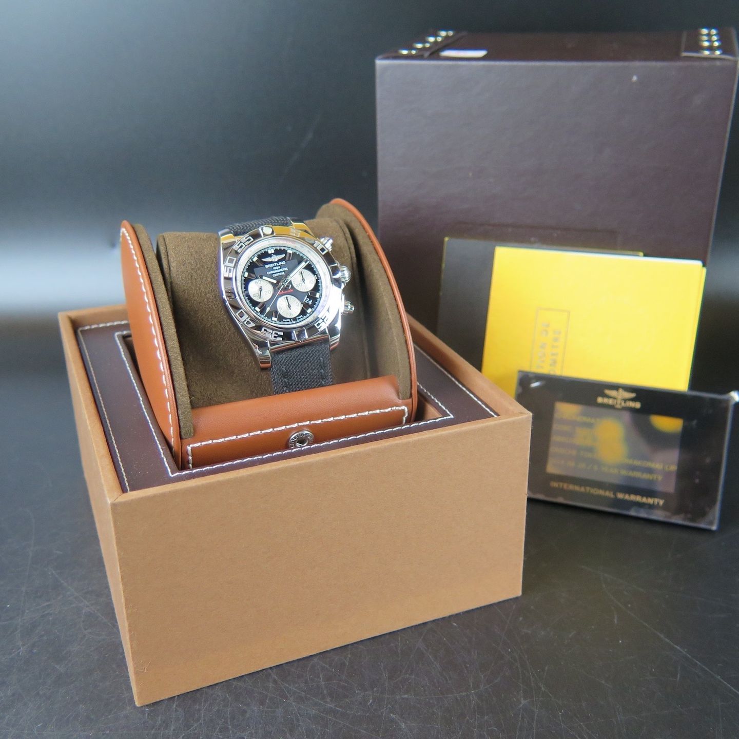 Breitling Chronomat 44 AB011012/B967/103W (2014) - Zwart wijzerplaat 44mm Staal (6/6)