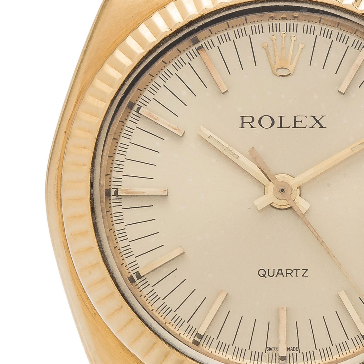 Rolex Datejust Oysterquartz 5100 (1970) - White dial 40 mm Yellow Gold case (5/6)