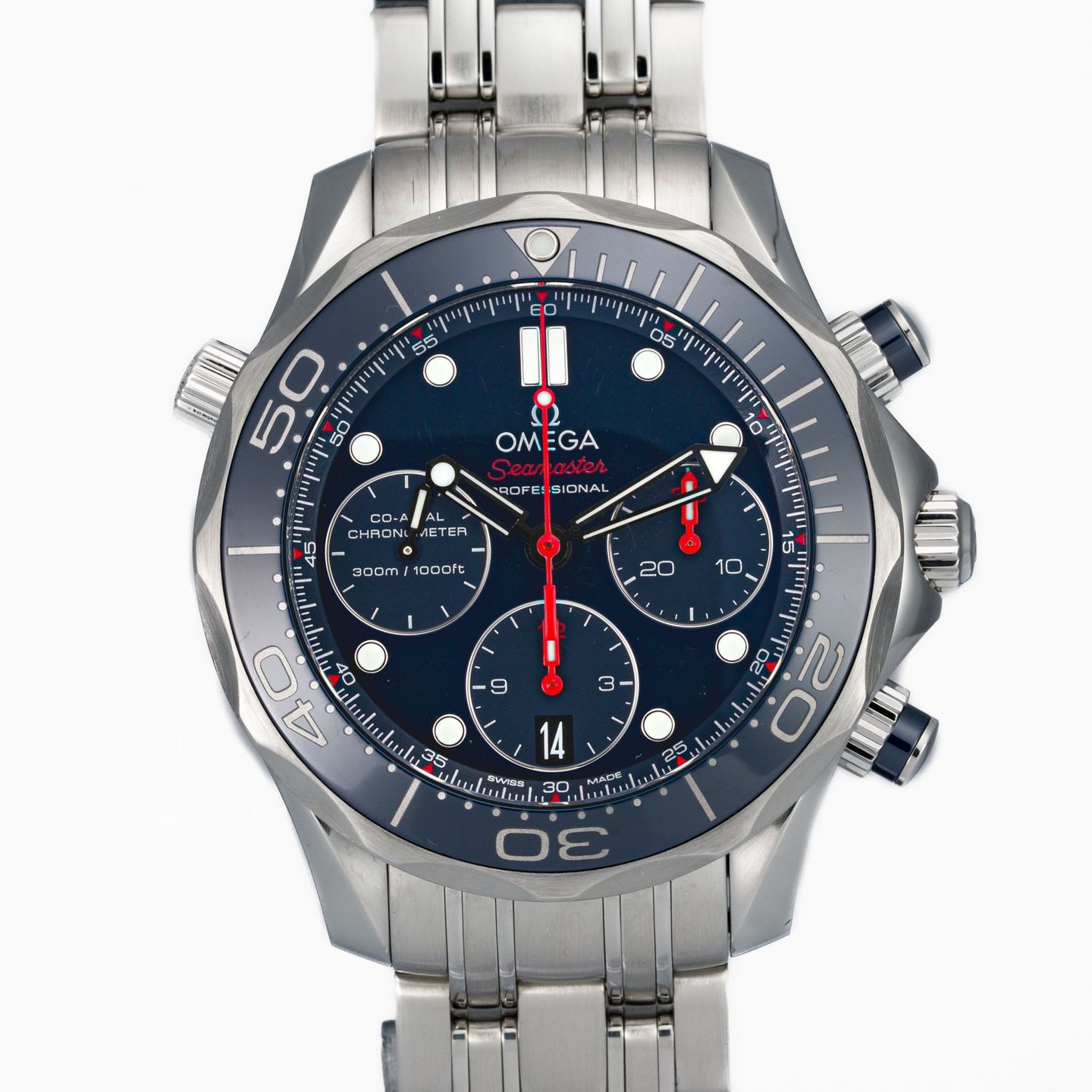 Omega Seamaster Diver 300 M 212.30.42.50.03.001 (2019) - Blue dial 42 mm Steel case (1/5)