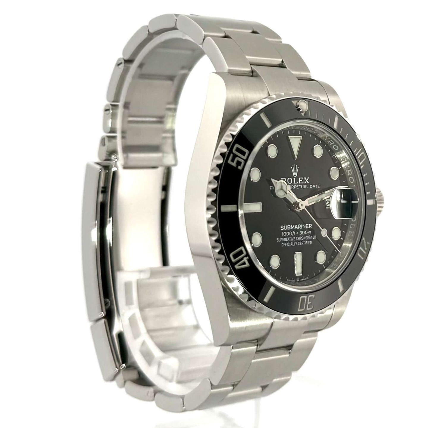 Rolex Submariner Date 126610LN (2022) - Zwart wijzerplaat 41mm Staal (3/7)