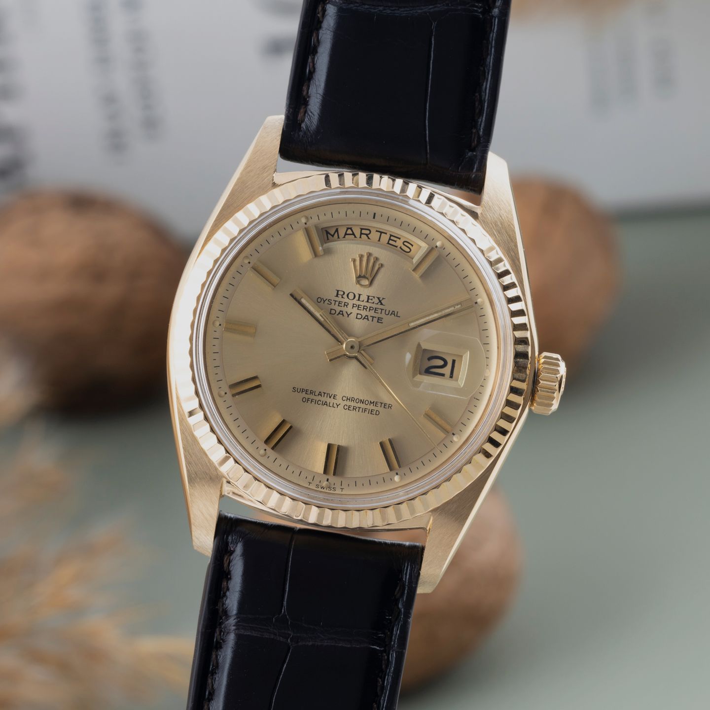 Rolex Day-Date 1803 (1969) - 36 mm Yellow Gold case (3/8)