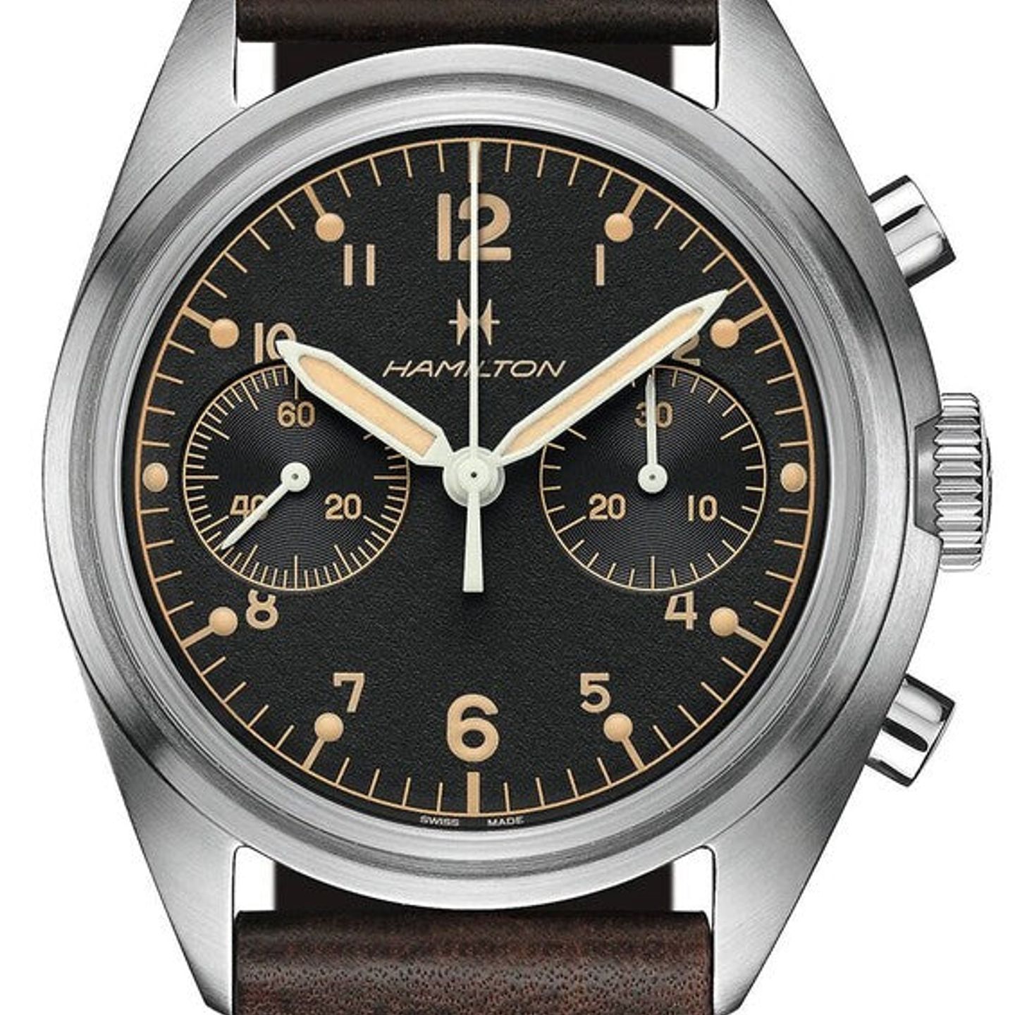 Hamilton Khaki Aviation H76409530 (2026) - Black dial 40 mm Steel case (1/1)