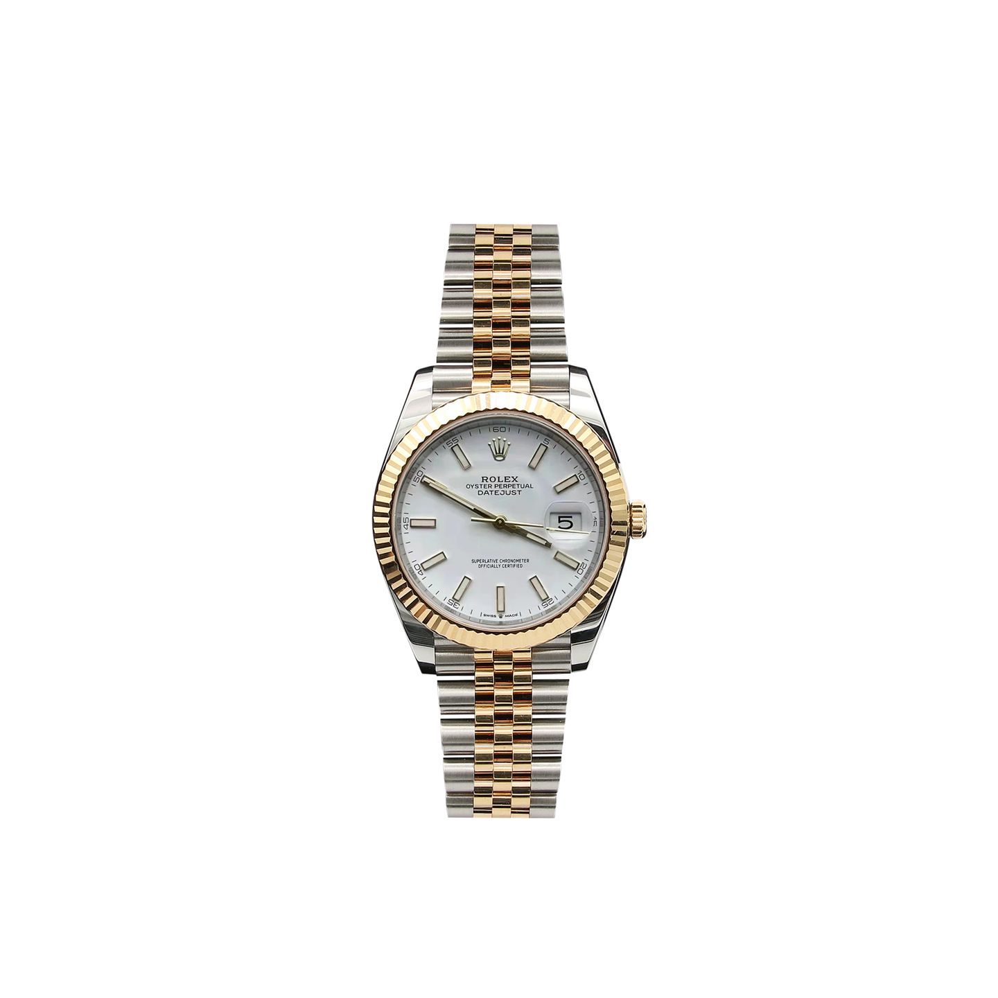 Rolex Datejust 41 126333 (Onbekend (willekeurig serienummer)) - 41mm Goud/Staal (1/8)