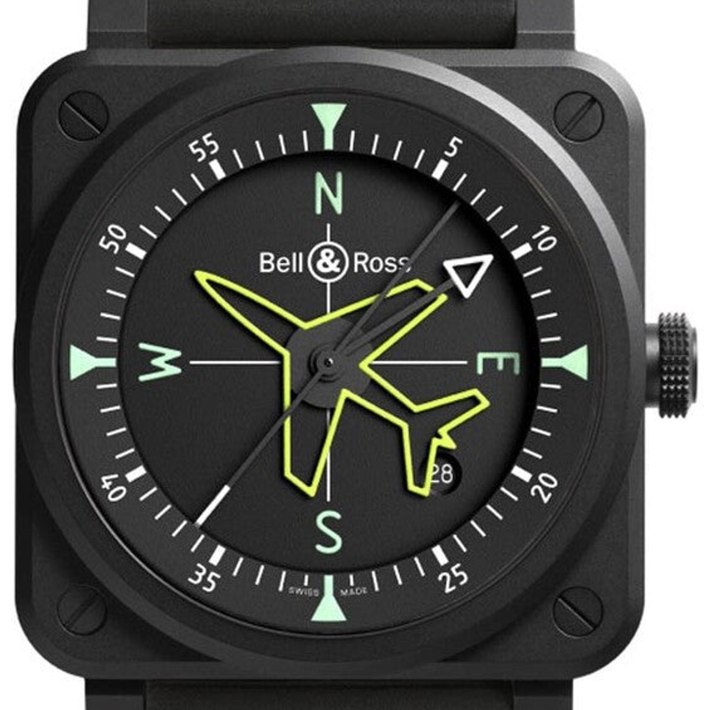Bell & Ross BR 03 BR03A-CPS-CE/SRB (2026) - Zwart wijzerplaat 42mm Keramiek (1/1)