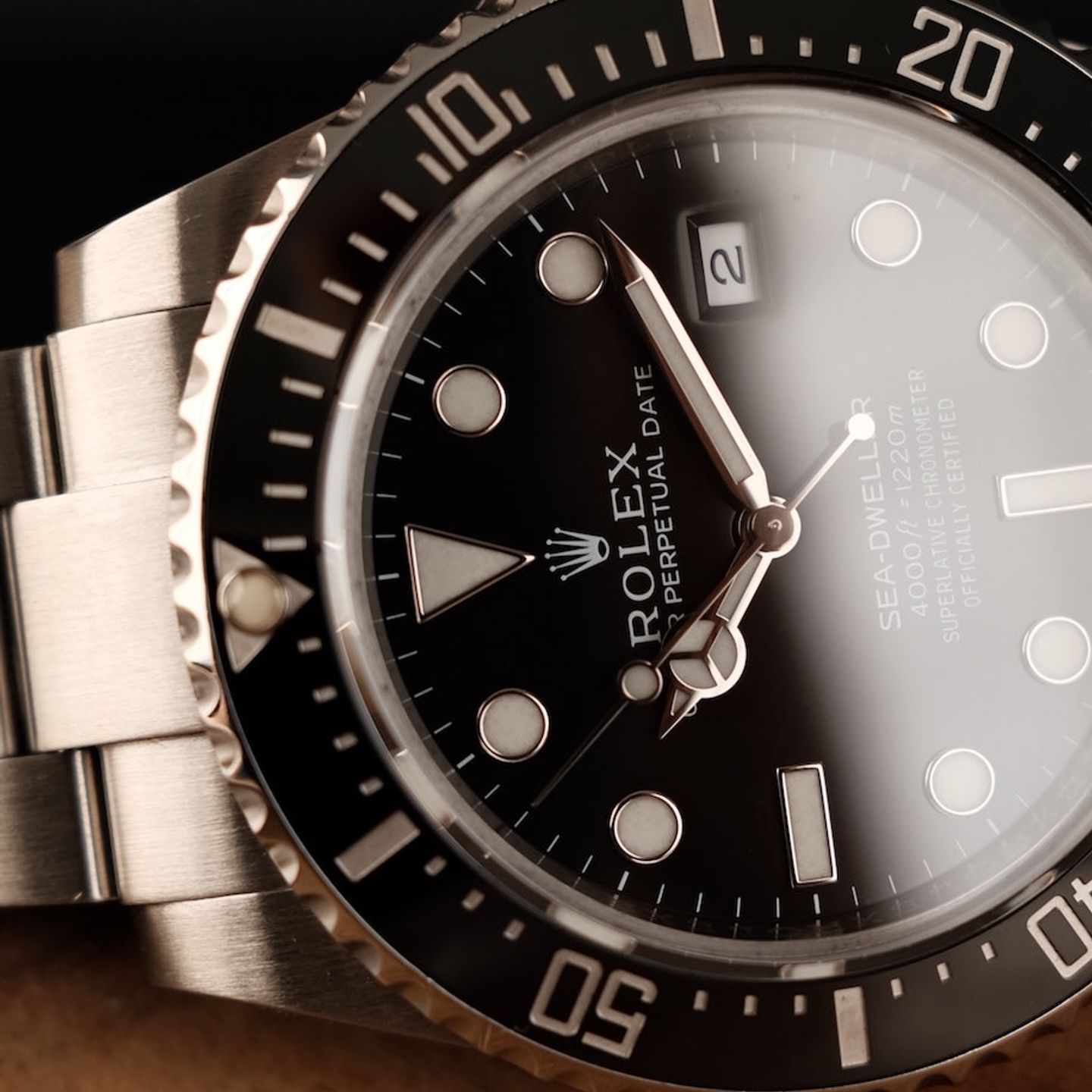 Rolex Sea-Dweller 4000 116600 (2016) - Zwart wijzerplaat 40mm Staal (4/8)