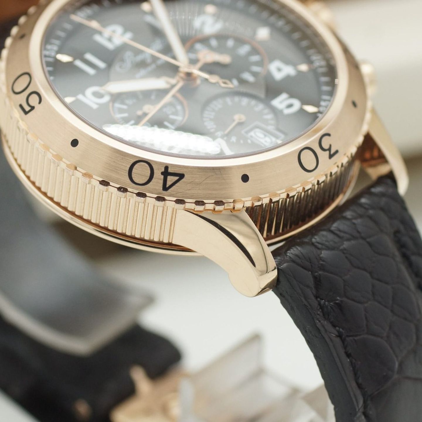 Breguet Type XX - XXI - XXII 3810BR/92/9ZU (2013) - Black dial 42 mm Rose Gold case (8/8)