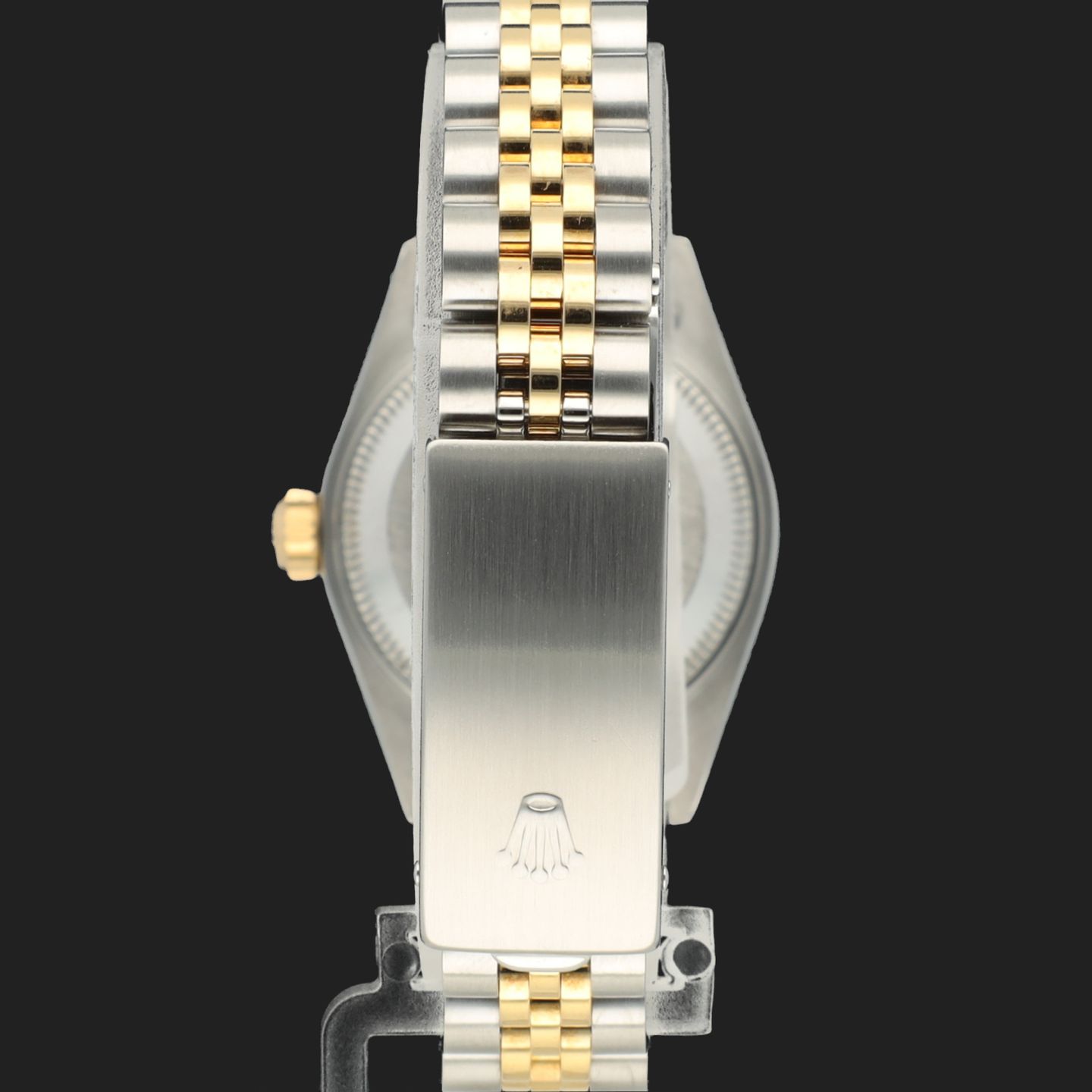 Rolex Lady-Datejust 69173 (1991) - Black dial 26 mm Gold/Steel case (6/8)