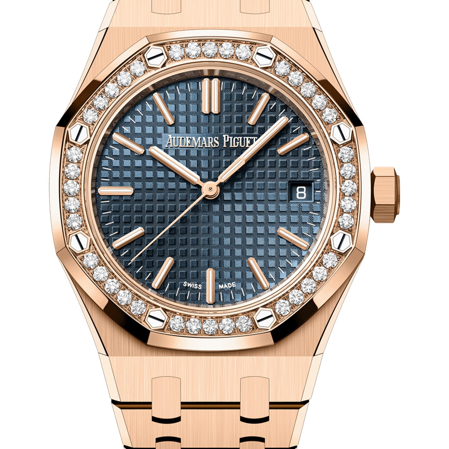 Audemars Piguet Royal Oak Selfwinding 15551OR.ZZ.1356OR.05 (2025) - Blue dial 37 mm Rose Gold case (1/1)