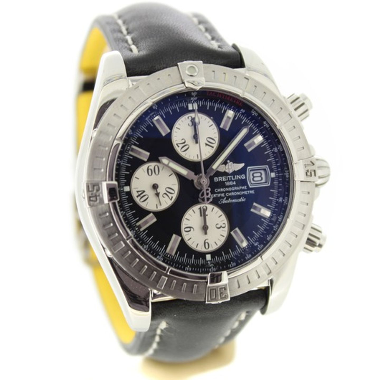 Breitling Chronomat Evolution A13356 (2010) - Zwart wijzerplaat 48mm Staal (5/7)