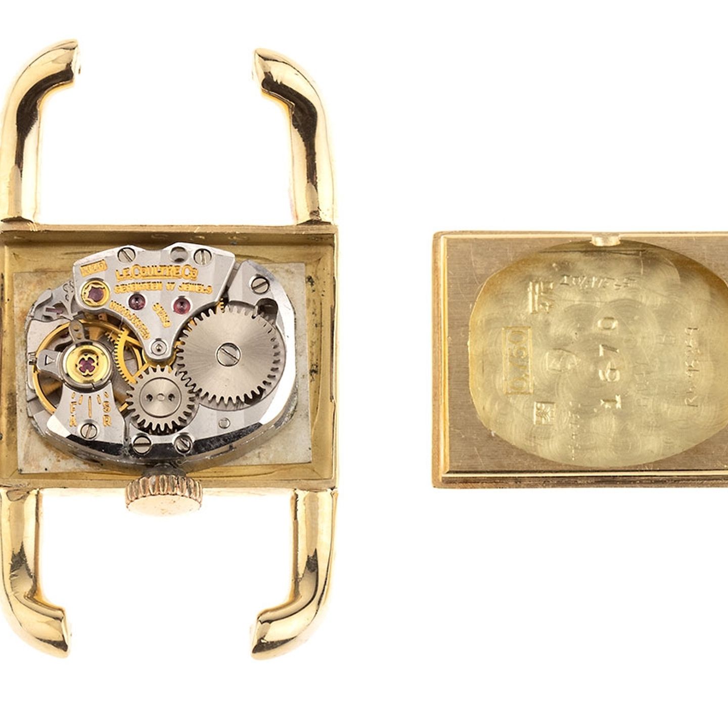 Jaeger-LeCoultre Vintage 1670 (1950) - Zilver wijzerplaat 20mm Geelgoud (7/8)